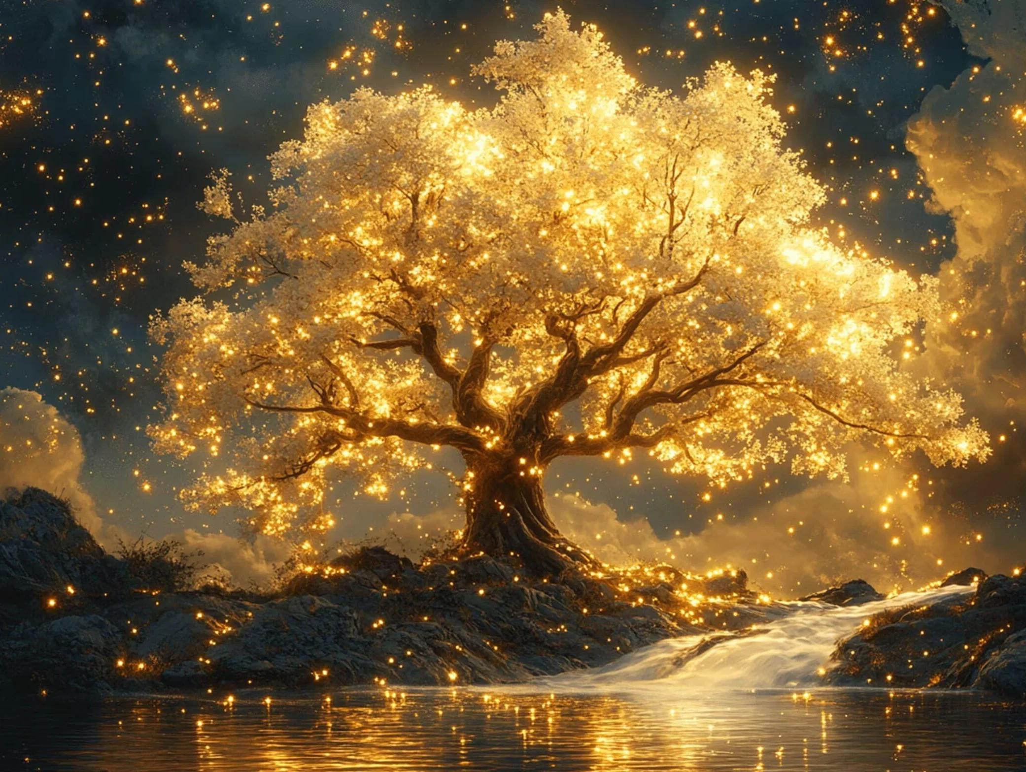 Pintar por Numeros árbol Pinturas Acrilicas Fantástico Pintura por Numeros Lienzos para Pintar, Pintura Acrilica Manualidades, Decoración para Hogar, Regalos Cumpleaños, 90x120cm Sin Marco, q-822