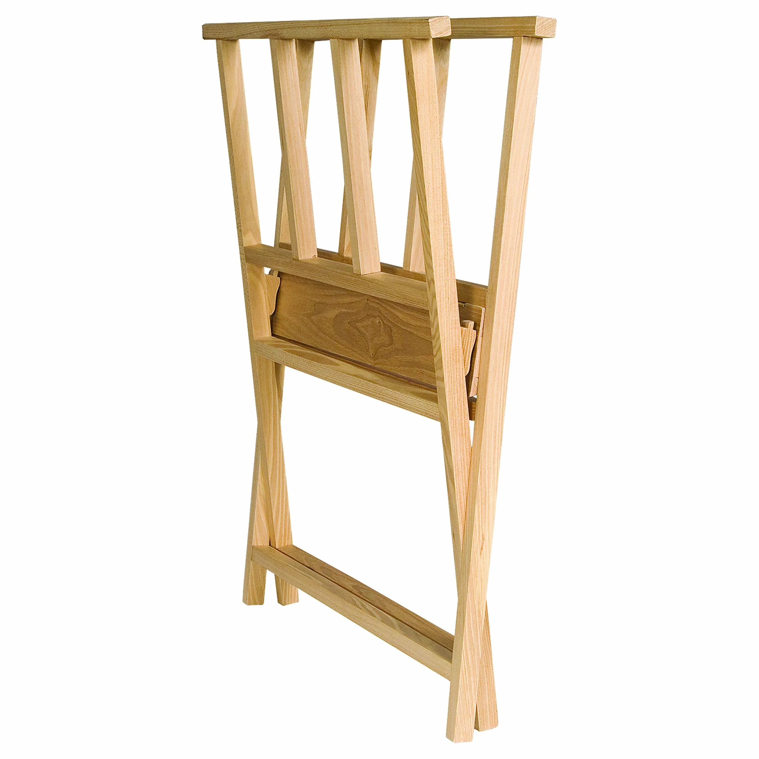 Creative Mark Estante plegable de madera grande para impresión – perfecto para exhibición de lienzo, arte, impresiones, paneles, carteles, galería de arte, estante de almacenamiento – [acabado de