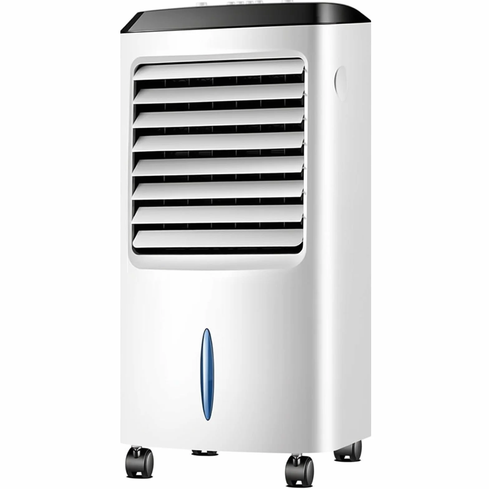 Aire Acondicionado Portátil Sin Tubo, Acondicionador de Aire 80W, Oscilación 120°, 3 Veloc, 37x30x78 cm, para Habitación