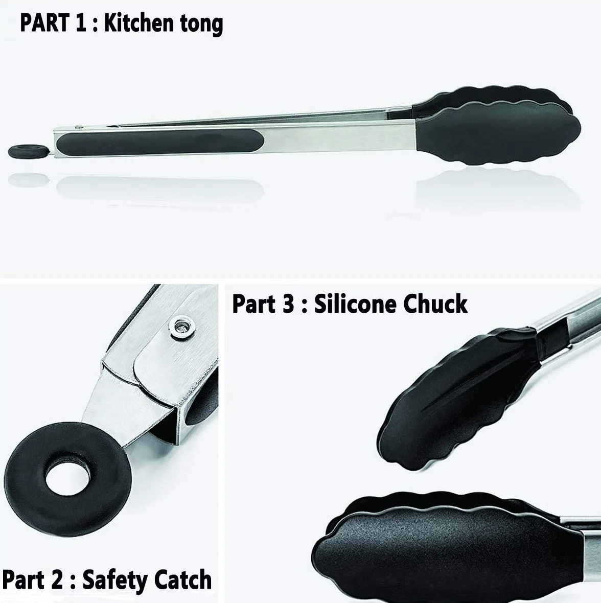 Codream Pinzas de Cocina de 9 Pulgadas