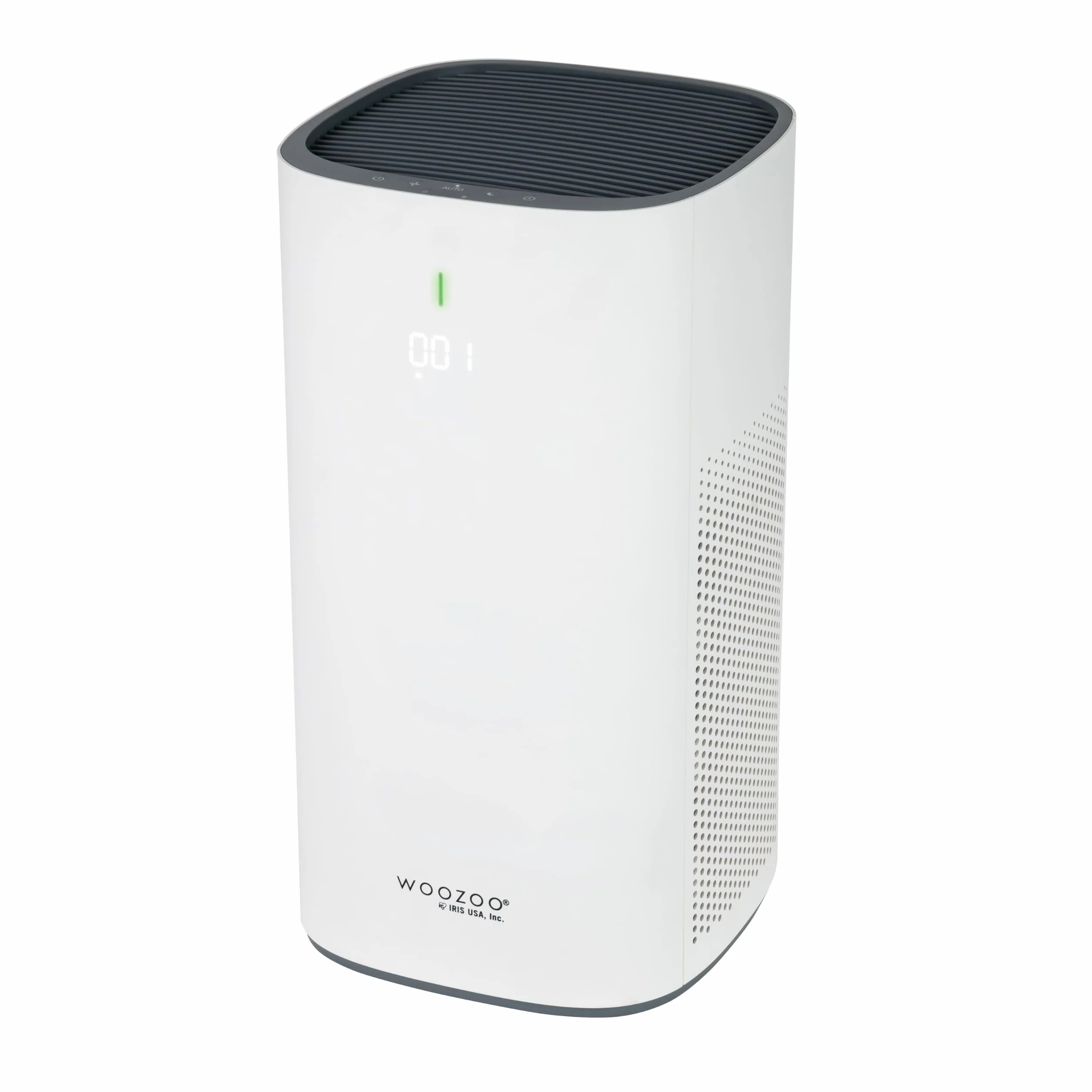 IRIS USA - Purificador de aire para habitaciones grandes, H13 True HEPA con filtro de carbono, 4 velocidades, modo automático y de suspensión, sensor de calidad del aire, cobertura de 1413 pies