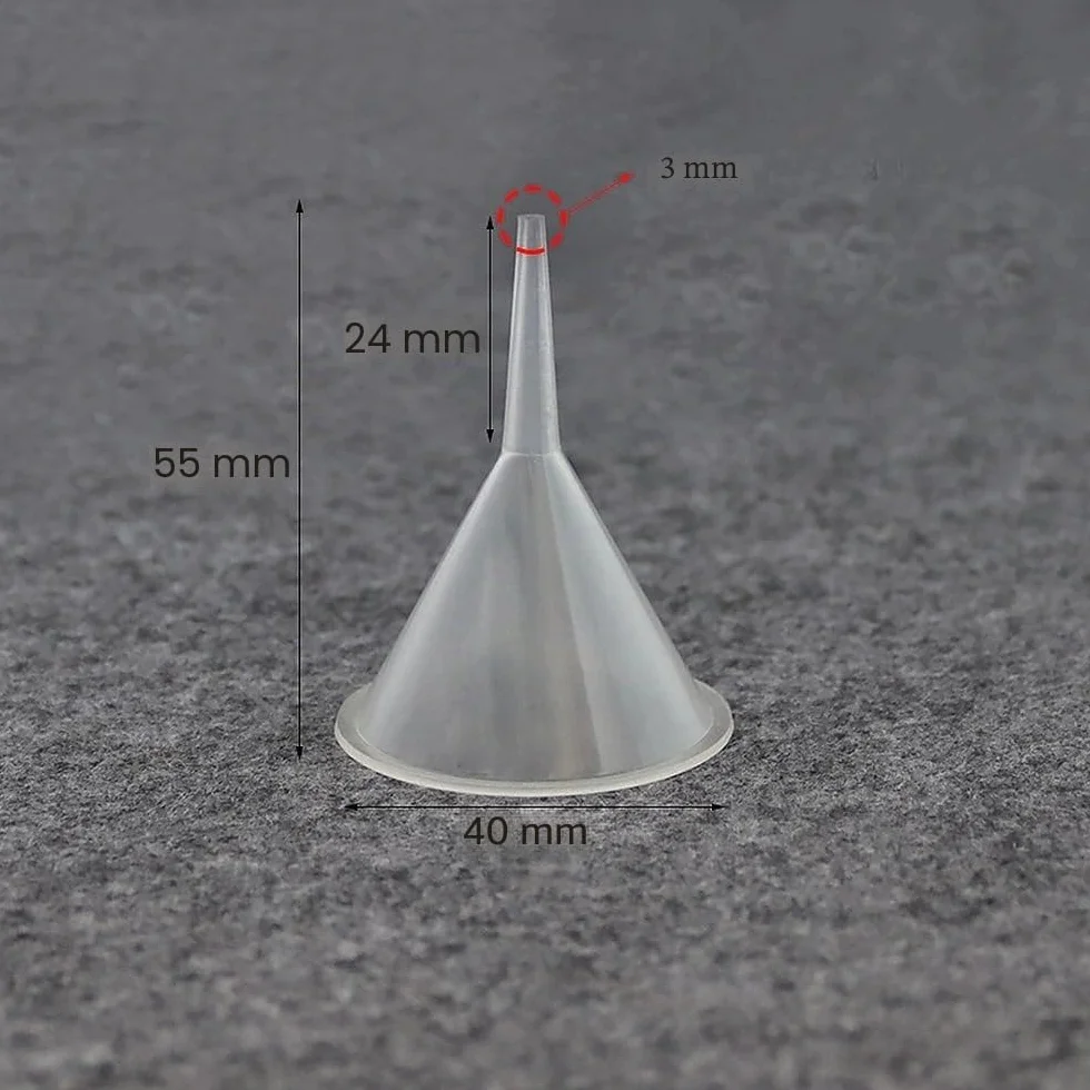 Embudo Pequeño Cocina Plástico Resistente Anti-derrame Reutilizable 5u