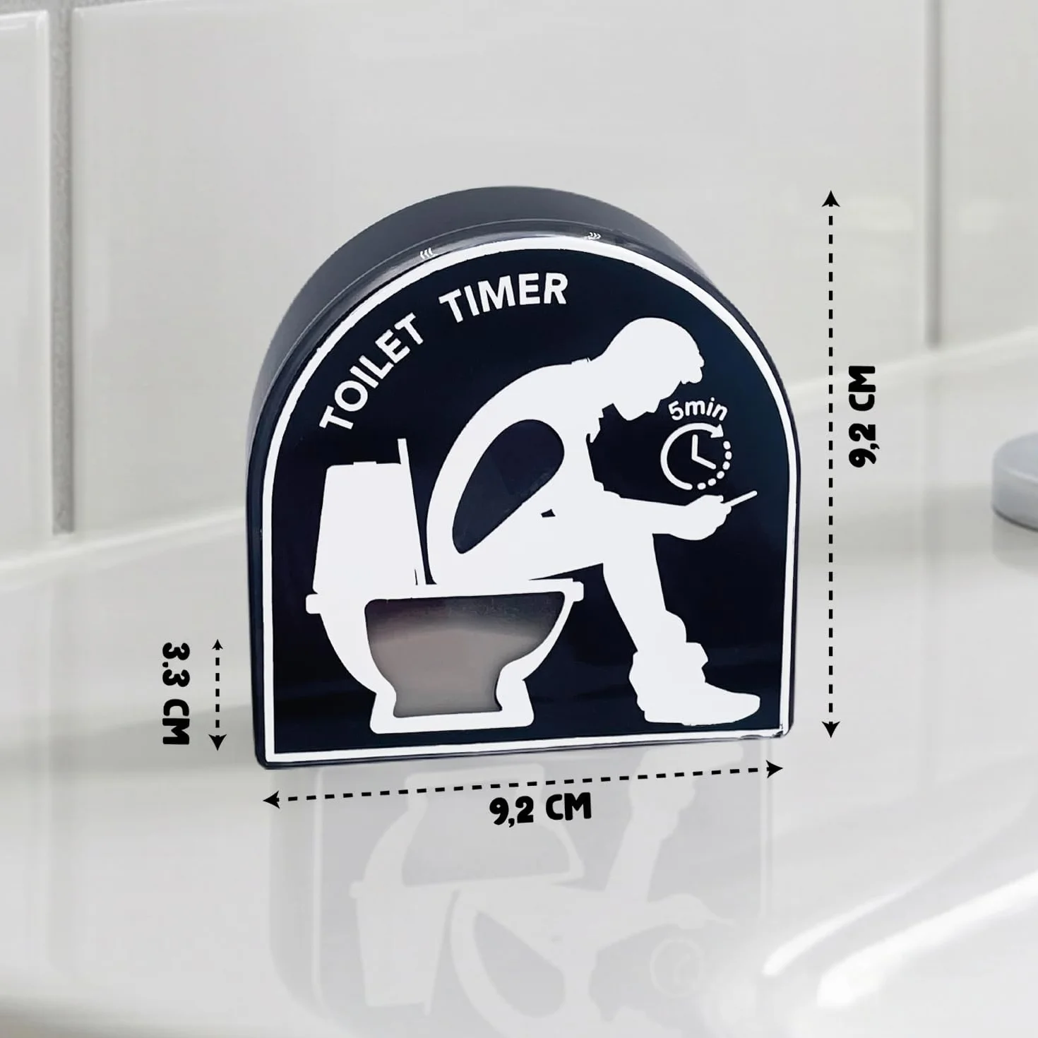 Temporizador Divertido para el Inodoro de 5 Minutos con Ventosa OriginalCorner®