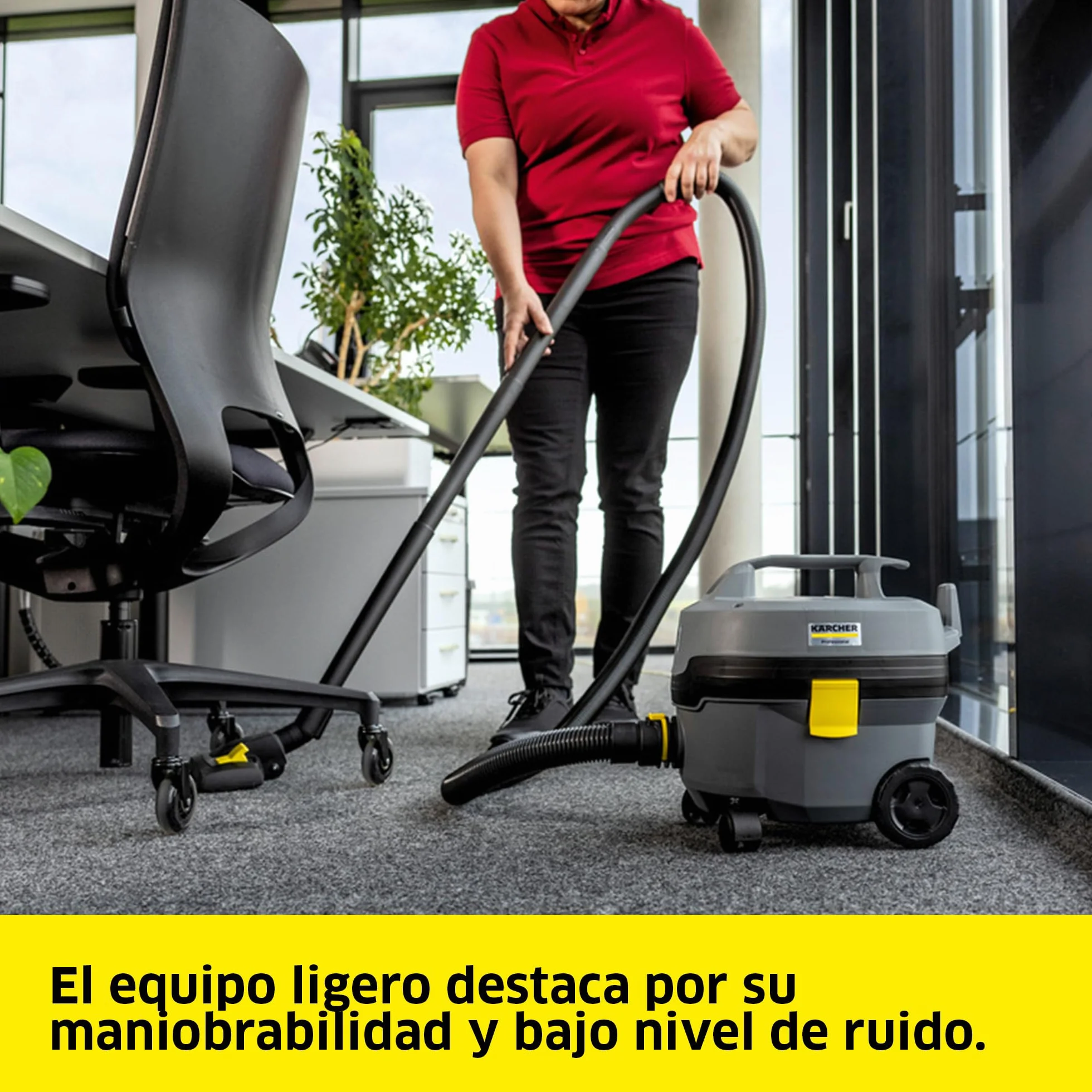 KÄRCHER Aspirador en seco T 7/1 Classic, depósito: 7 l, Potencia: 850 W, Nivel de presión acústica: 62 dB(A), Peso: 3,5 kg, Cable: 7,5 m, Cesta de Filtro Permanente