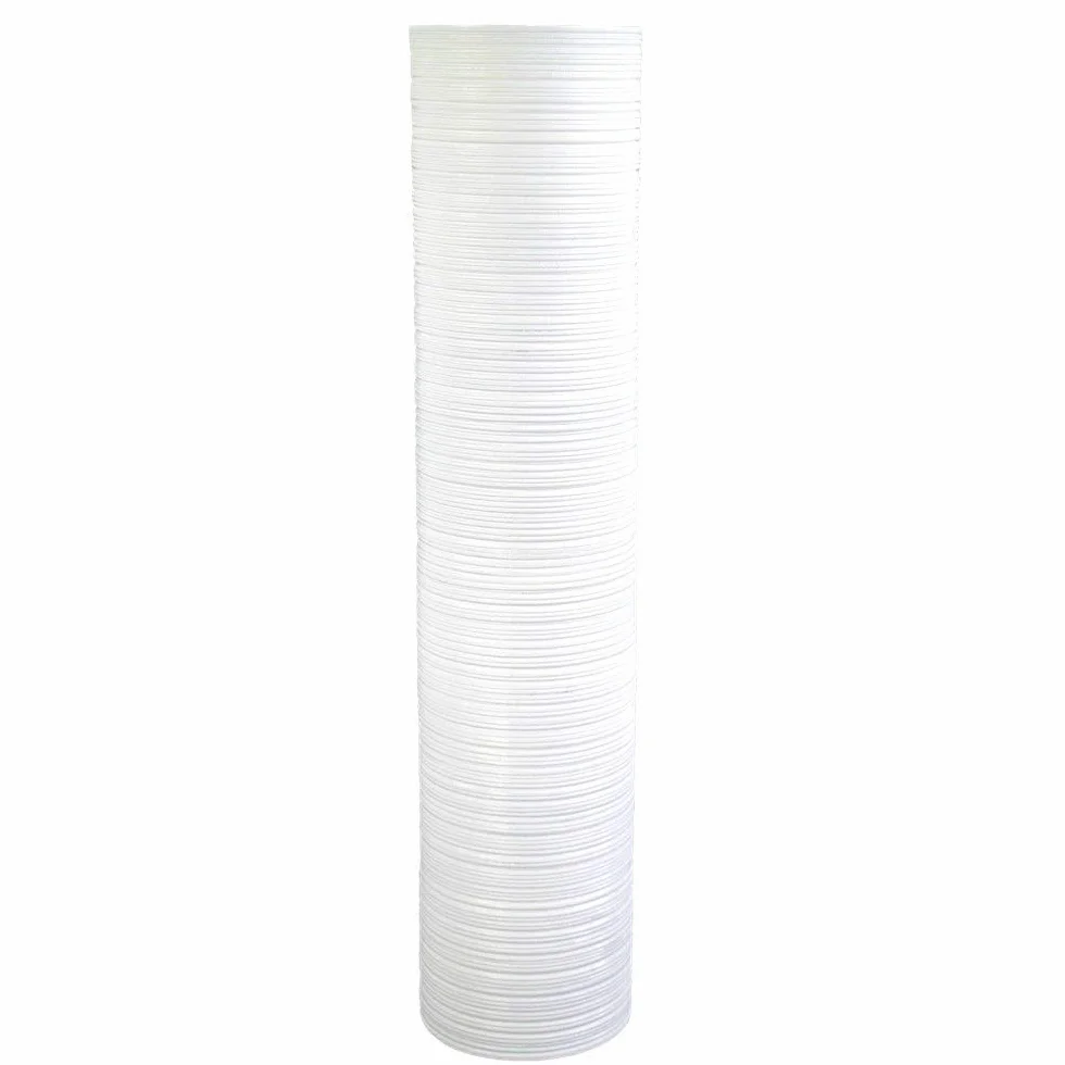 Leewadee Jarrón de Suelo Grande 85 cm Madera de Mango Pampa & Flores Secas | Jarrón Deco para Salón, para Ramas & Hierbas Secas. Más resistente que la Cerámica, sin Agua. Boho