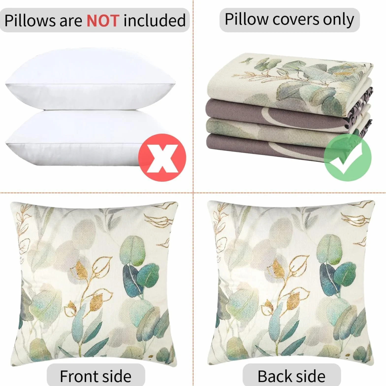 Juego de 4 Fundas de Cojines 70x70 cm Cojines mujer flor Funda Cojin Cuadrados de Lino Fundas Cojines Sofá Cojines Decorativos para Salón Sofá Dormitorio Coche Jardín Silla Decoración del Hogar