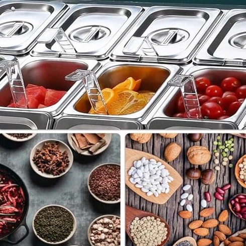 Dispensador de condimentos con tarro y tapas para salsa de condimentos, organizador de estación de cobertura de alimentos, soporte para especias de encimera, solución de almacenamiento de cocina