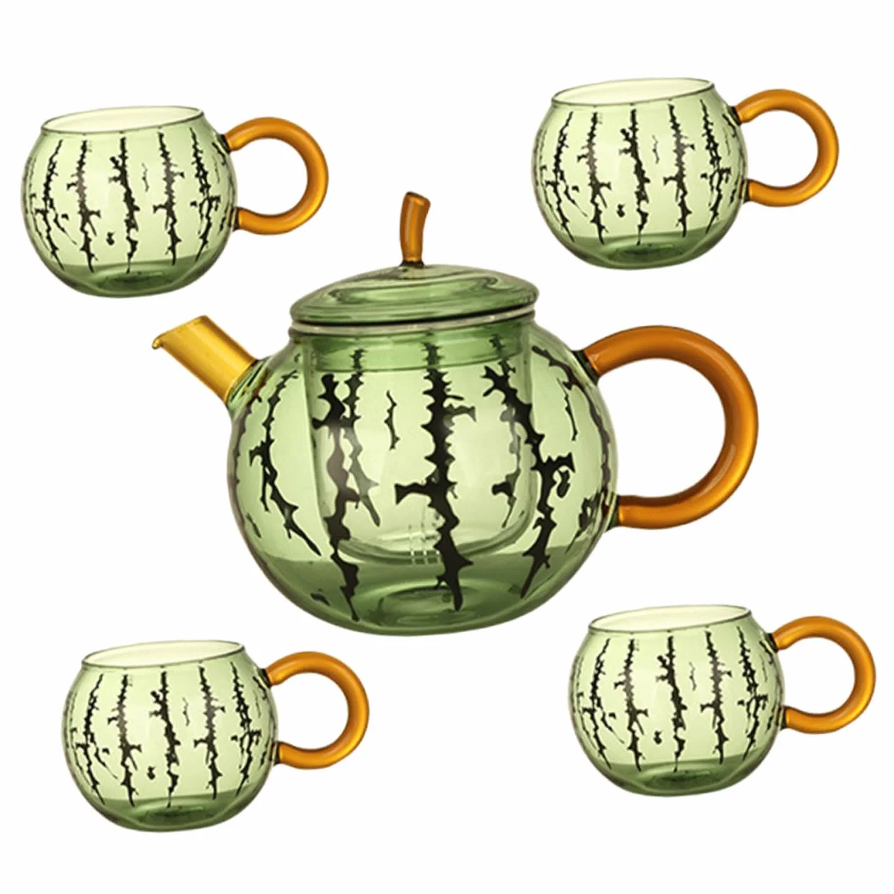 Cabilock Tetera De Cristal Pequeña y Práctica Ideal Para Té Suelto y Té En Bolsa