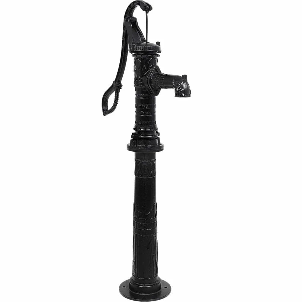 INLIFE Bomba de agua de jardín con soporte de hierro fundido, ferretería, bombas de ferretería (29,2 kg)