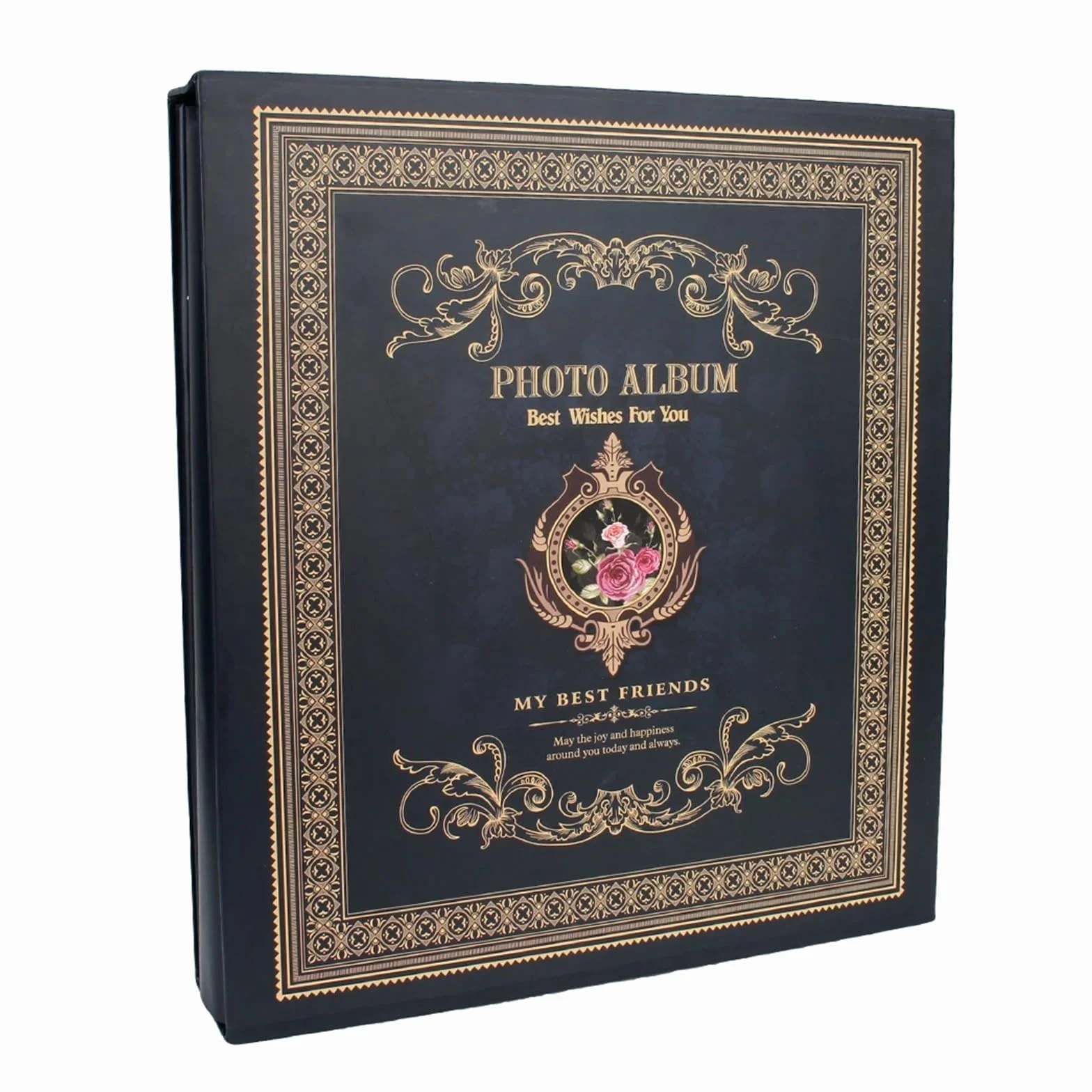Álbum de fotos Libro de fotos, Álbum de fotos de almacenamiento for álbumes de recortes, álbumes de fotos vintage de 6 pulgadas, marco for álbum de fotos, 500 bolsillos for niños, estuche for álbum de