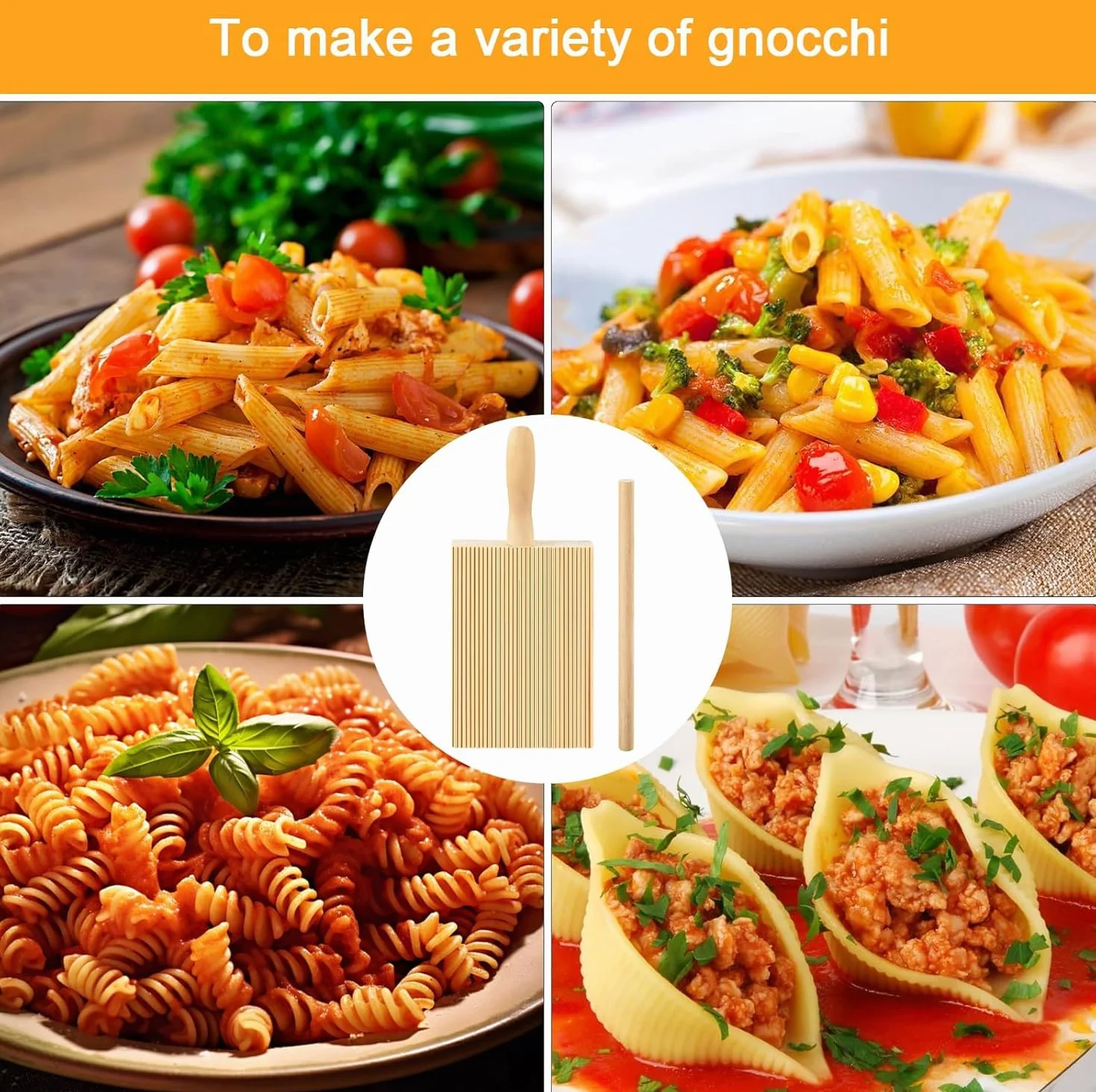 Tabla de madera para pasta, set de herramientas para pasta, accesorios de madera de haya