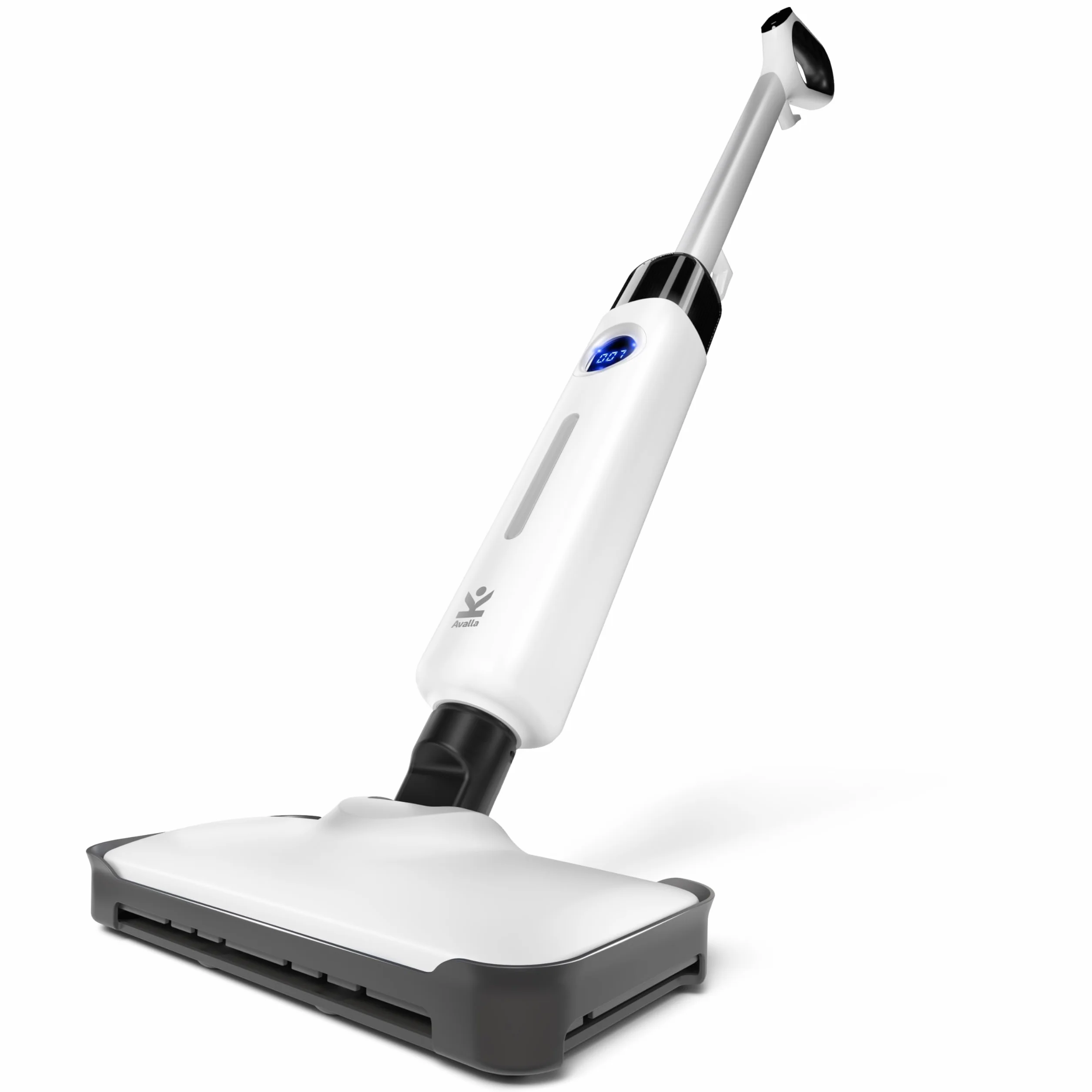 Avalla T-20 Mopa de Vapor de Alta Presión, Triplica la Potencia de Limpieza, Calentamiento Rápido de 15s, Impulso de 120°C, Depósito Grande de 500ml (Blanco)