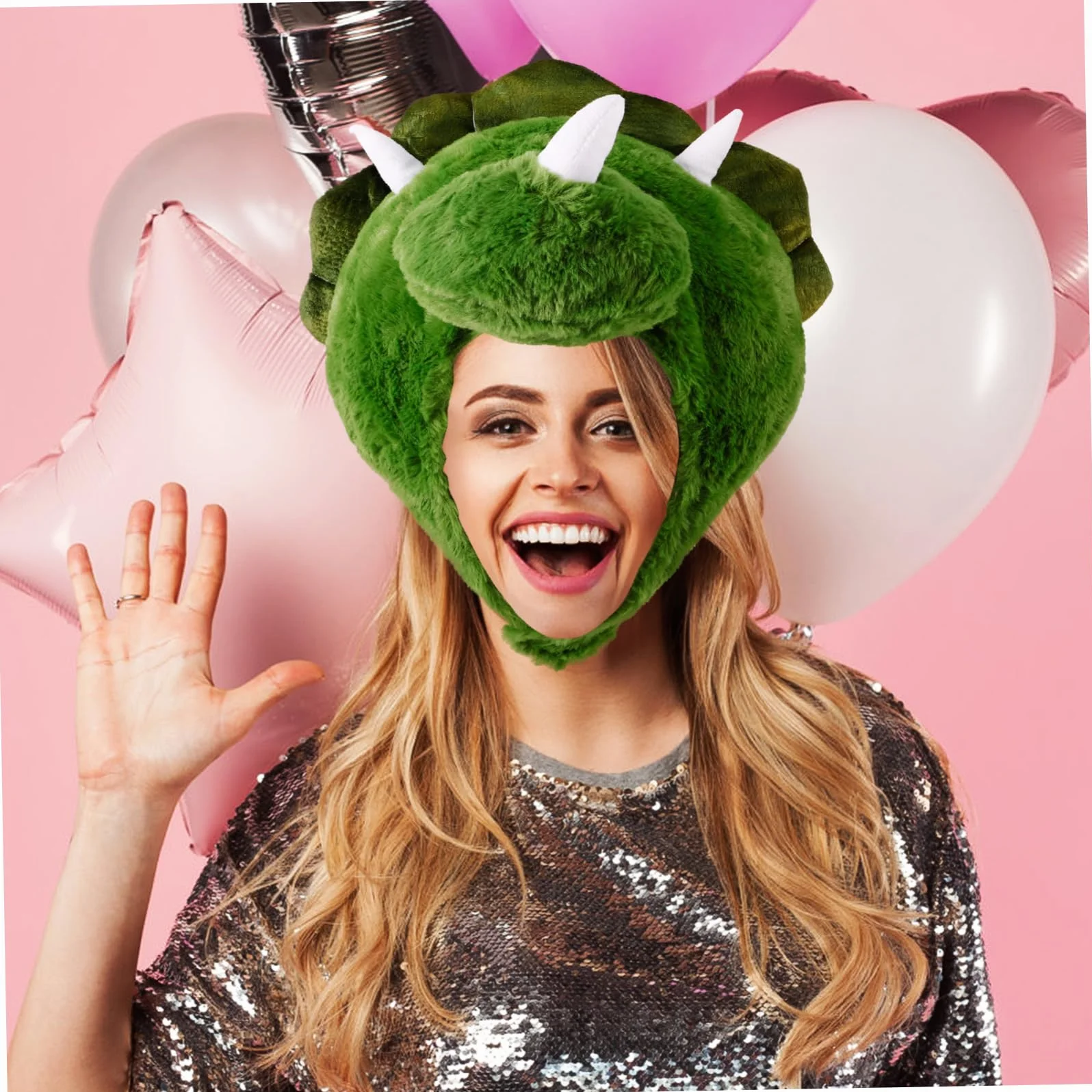 Cabilock Sombrero de de Peluche para Fiestas y Fotografía Gorro Divertido con Diseño de Accesorio para Adultos para Cumpleaños y