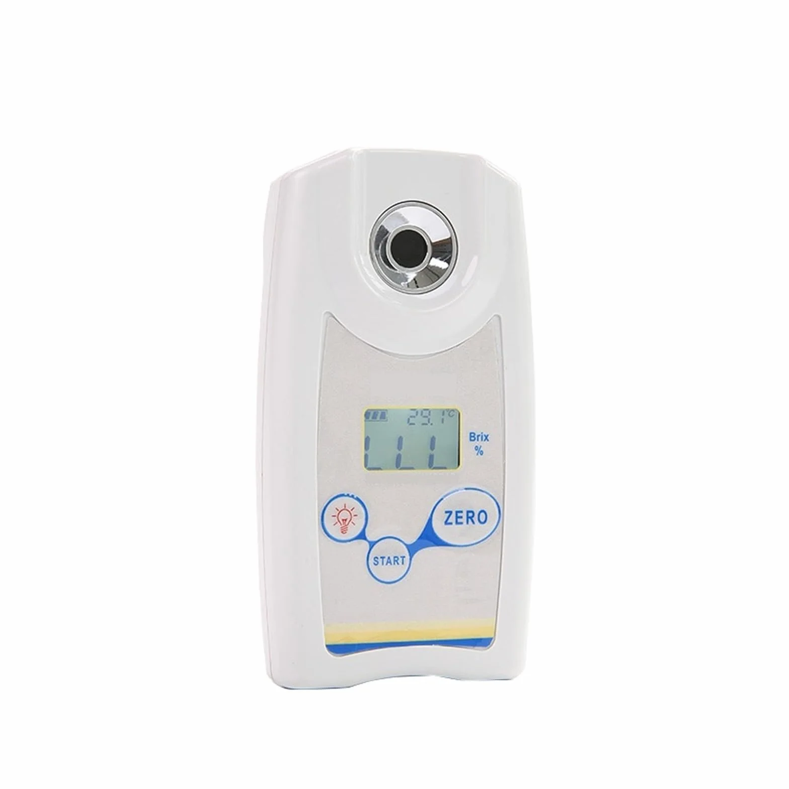 Refractómetro Digital Medidor Sacarímetro Densímetro For Fruta Vino Cerveza Concentración De Azúcar Probador 0.0-53% MedicióN De PrecisióN