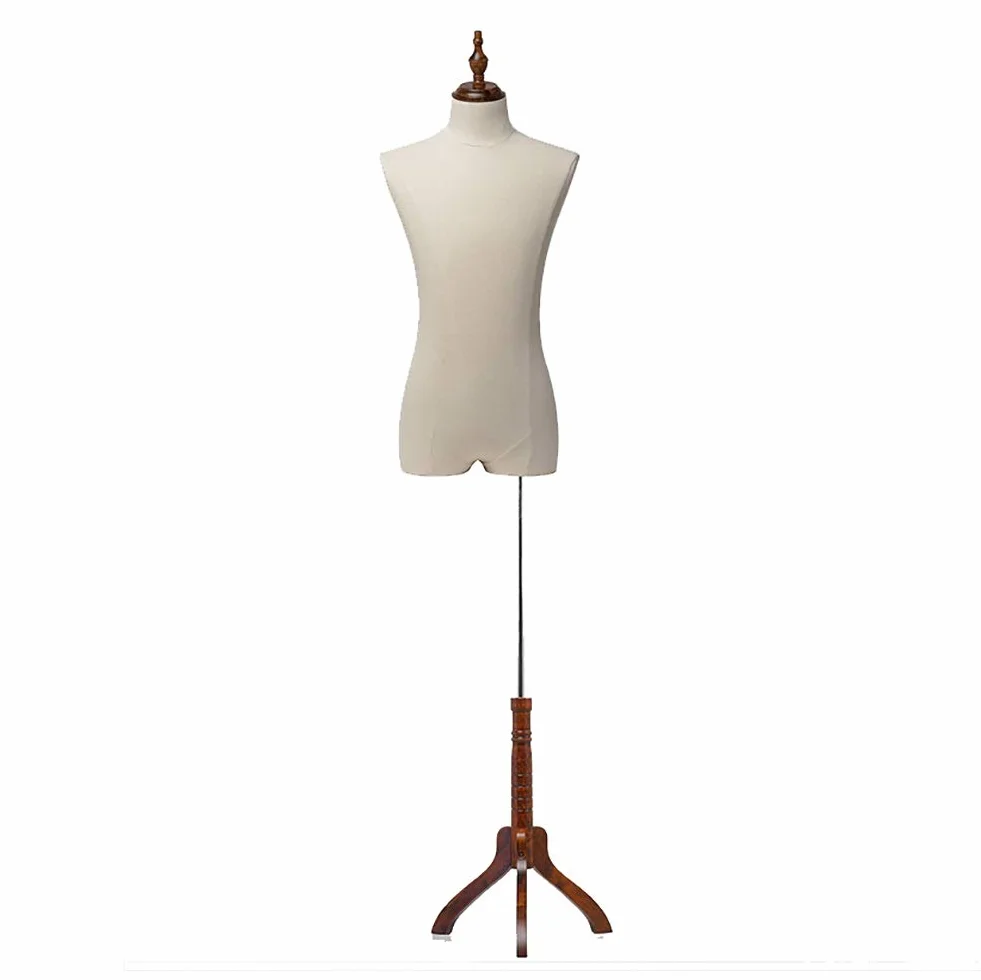 Maniquí de Sastre, maniquí de Costura Femenino, maniquí de confección con Brazo de Madera, maniquíes de exhibición de clavícula, maniquíes de Moda, 5
