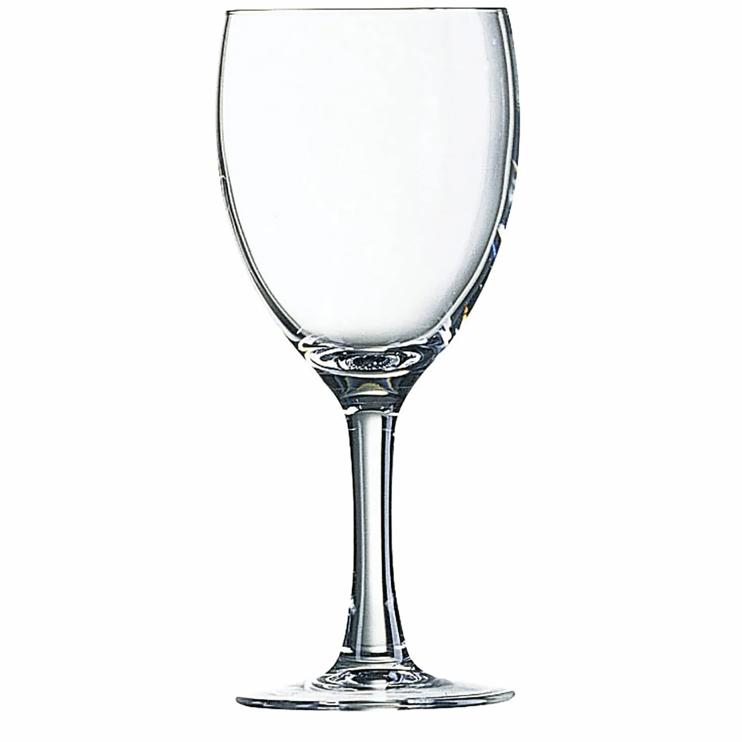 Arcoroc Set de 12 copas de vino Elegance de vidrio 19 cl | Transparente, Vidrio, formato alto, acabado brillo, 19 cl, 12 piezas, apto para frigorífico, fácil de limpiar