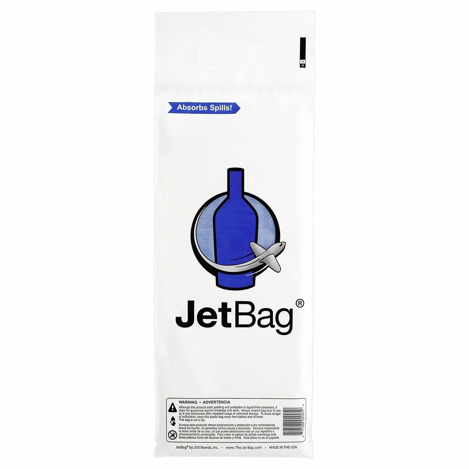 JetBag Bold - Las bolsas protectoras de viaje absorbentes originales para botellas de vino - Bolsas reutilizables para botellas (paquete de 3) fabricadas en los Estados Unidos
