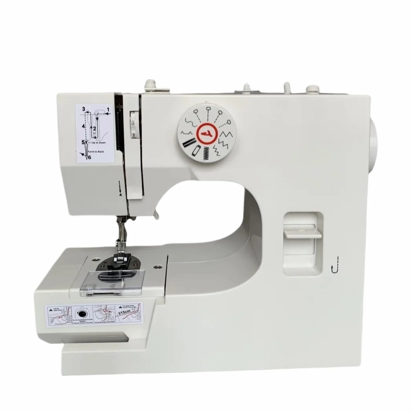 Bobinadora, Máquina De Coser Doméstica Con 12 Puntadas Y Prensatelas,para motor, resorte, cinta | Overlock, Pedal Eléctrico Portátil, Puntada Para Ropa