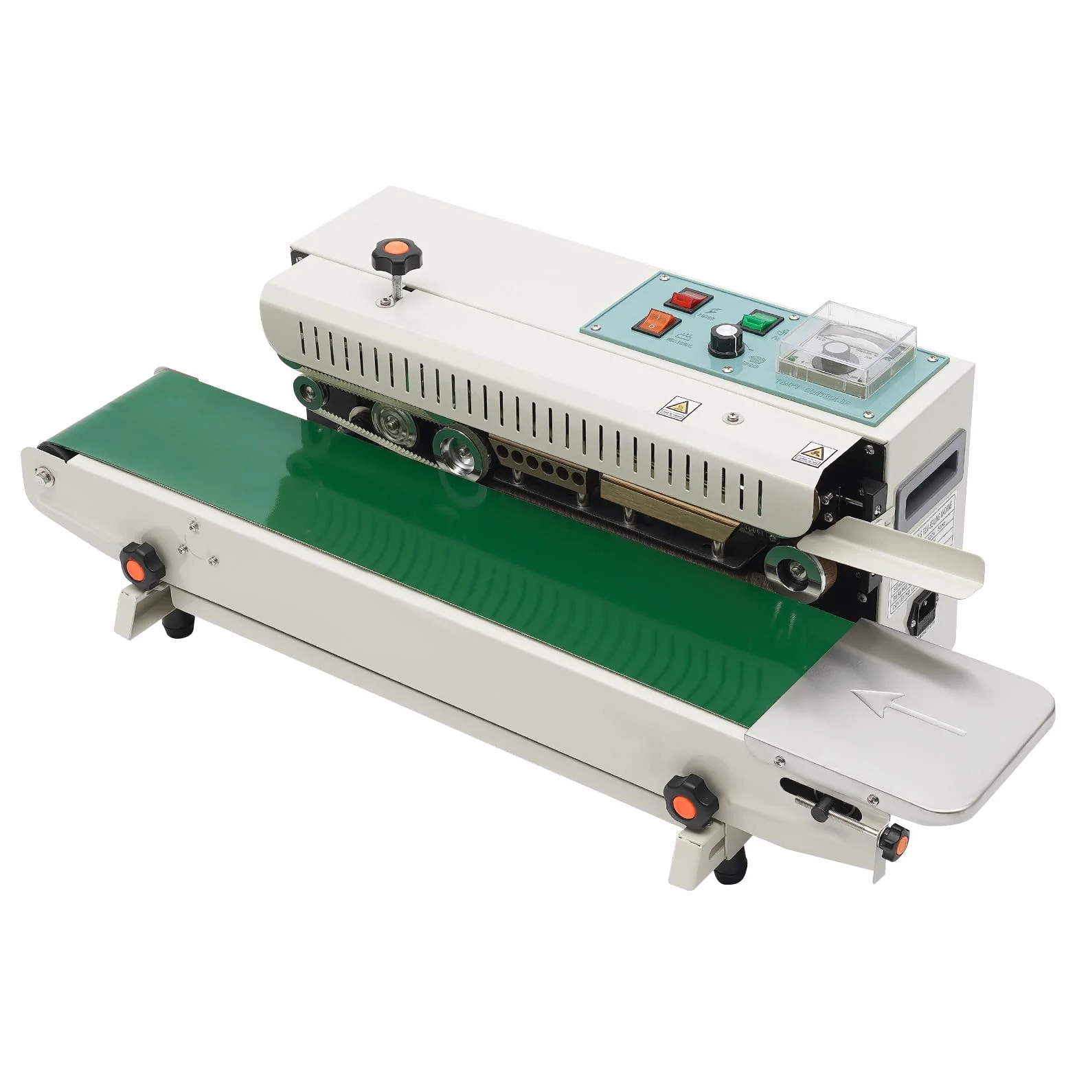 Máquina de sellado automático de 500 W, 220 V, dispositivo de sellado continuo para bolsas de plástico