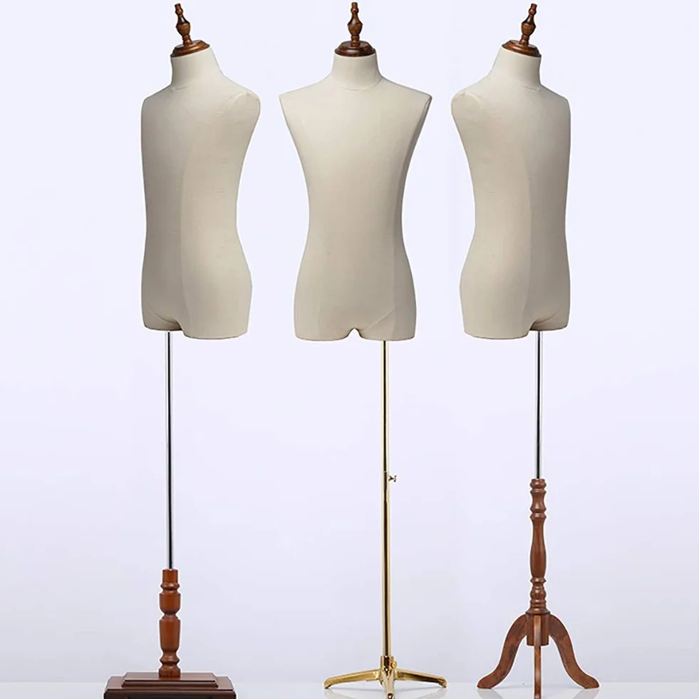 Maniquí de Sastre, maniquí de Costura Femenino, maniquí de confección con Brazo de Madera, maniquíes de exhibición de clavícula, maniquíes de Moda, 5