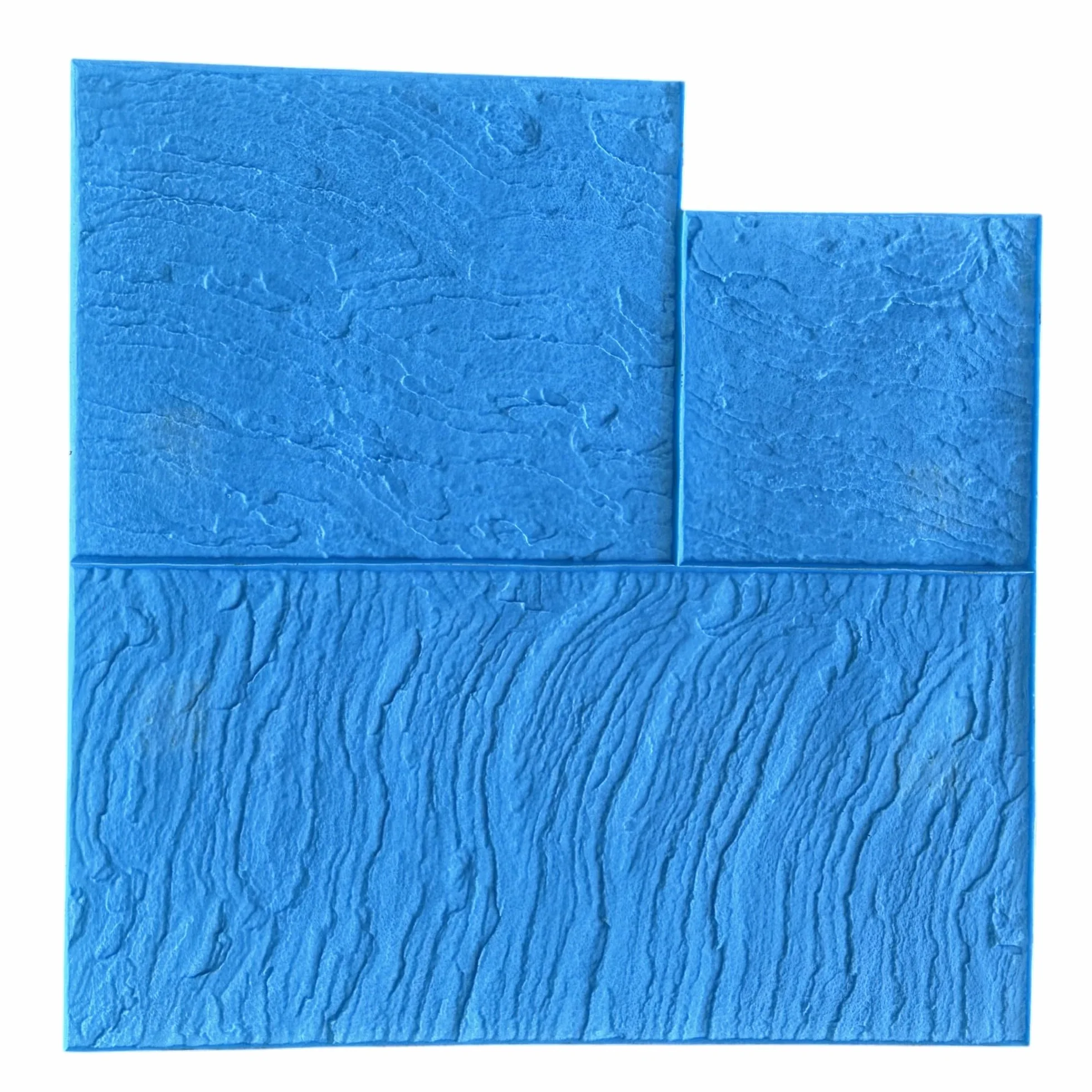 Molde para hormigón impreso Plantilla Textura Silleria Sedona 60x60 cm- Moldes Hormigon Impreso estampado Tematización (KIT 2 SEMIRIGIDOS + 1 FLEXIBLE)