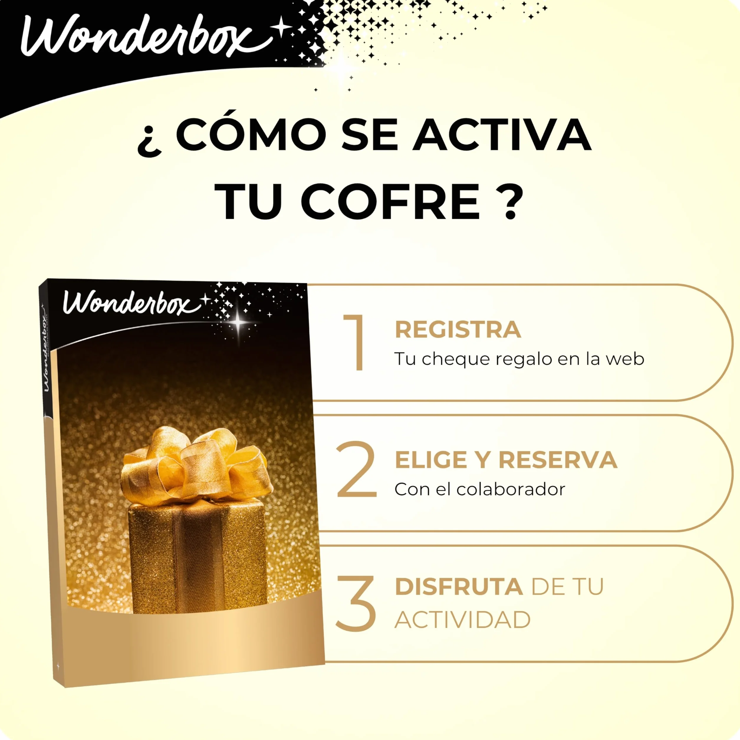 WONDERBOX - Caja Regalo - Profe Eres Genial - 1 Actividad a Elegir: Estancia, gastronomía, Actividad de Bienestar o de Aventura