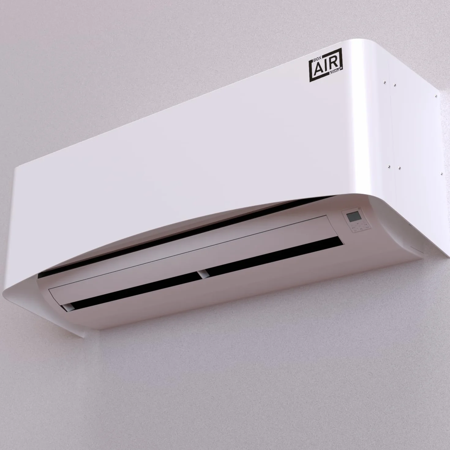 Cubierta para aire acondicionado split Box Air - Oculta la división y respeta el diseño de su hogar (blanco, L)
