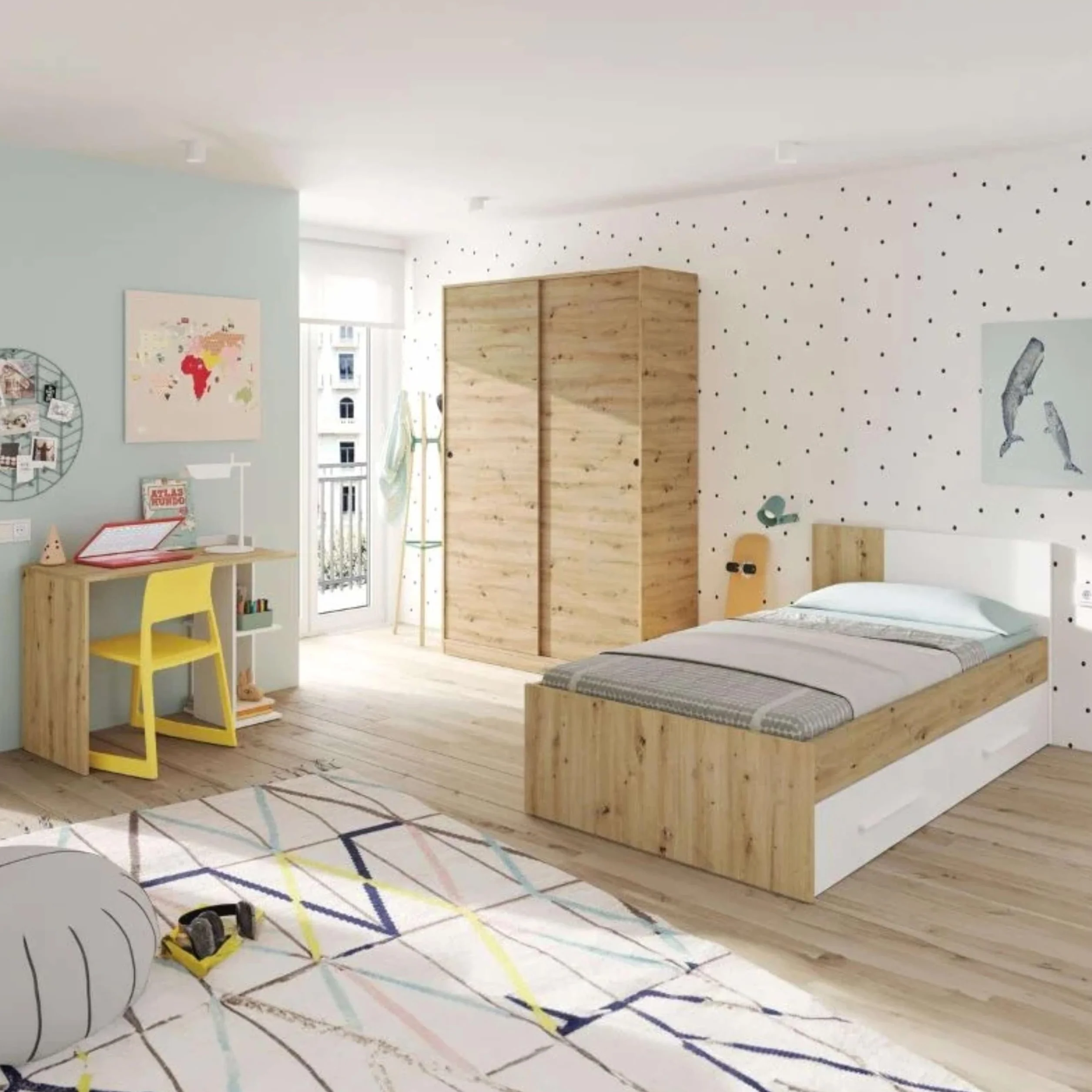 Miroytengo Pack Muebles Dormitorio Juvenil