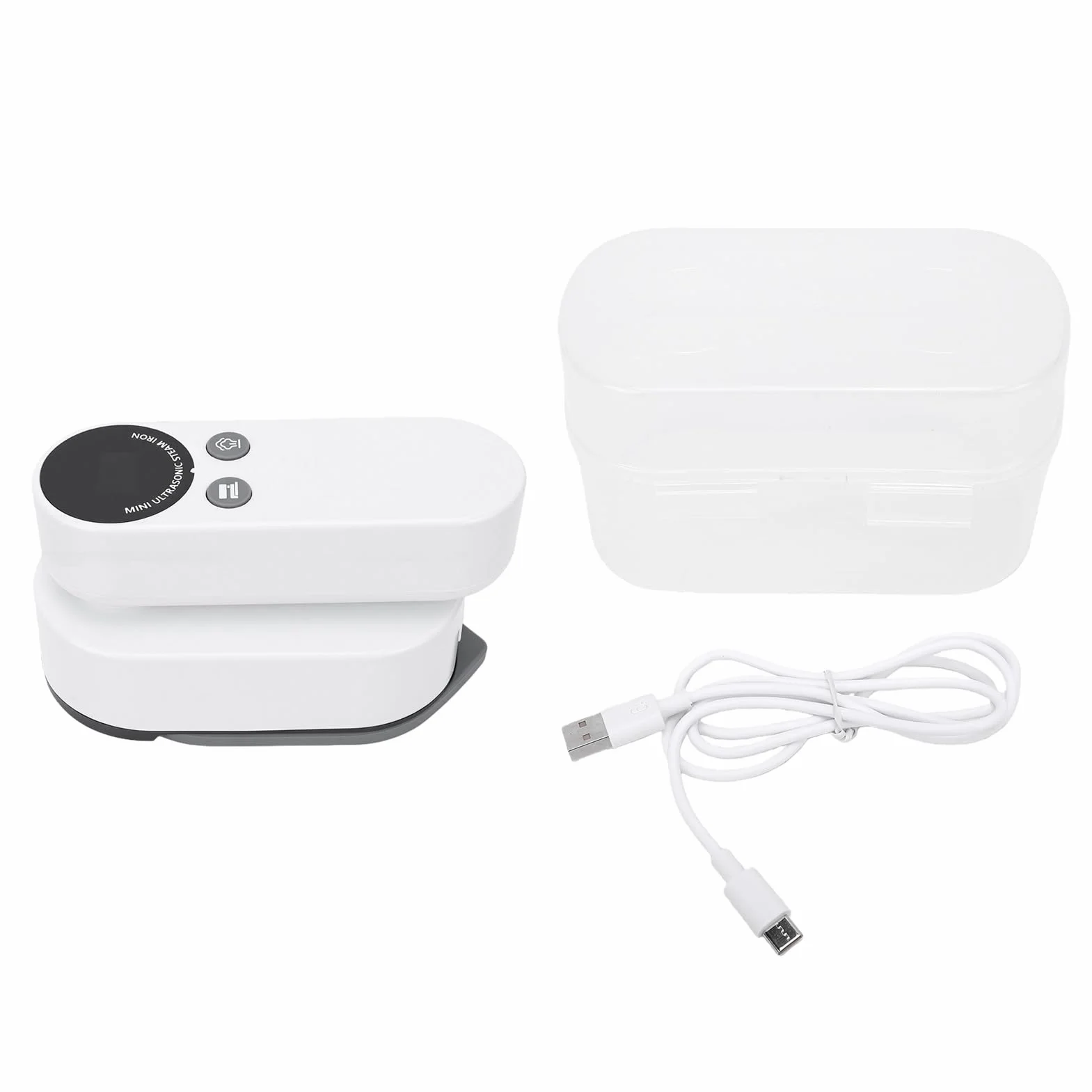 Plancha de Portátil y Ligera, Vaporizador de Ropa Calentamiento Rápido para Viajes, Uso Doméstico, Tamaño Compacto, 1 Unidad