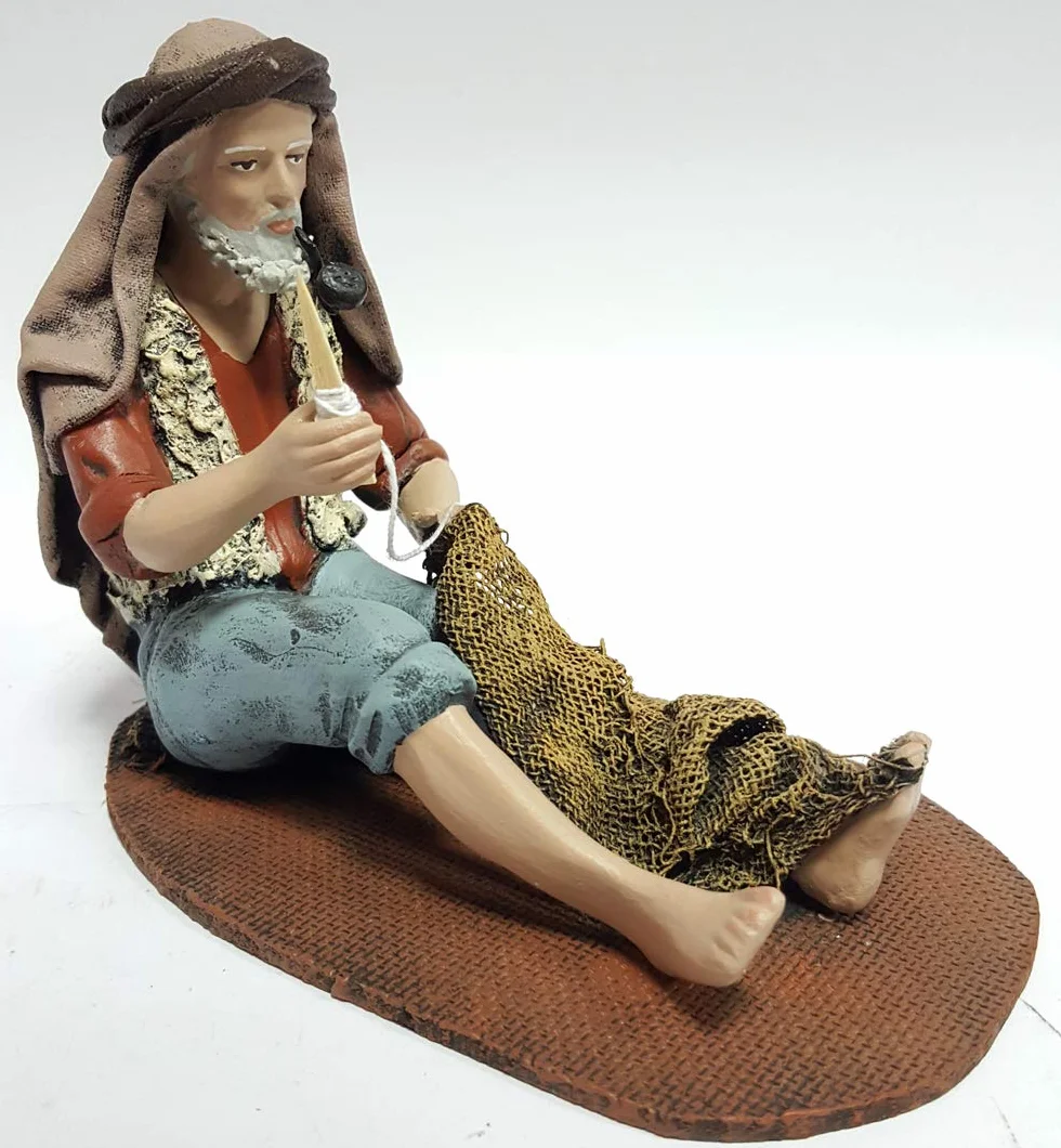 Pastor cosiendo Red para Figuras de 17 cm
