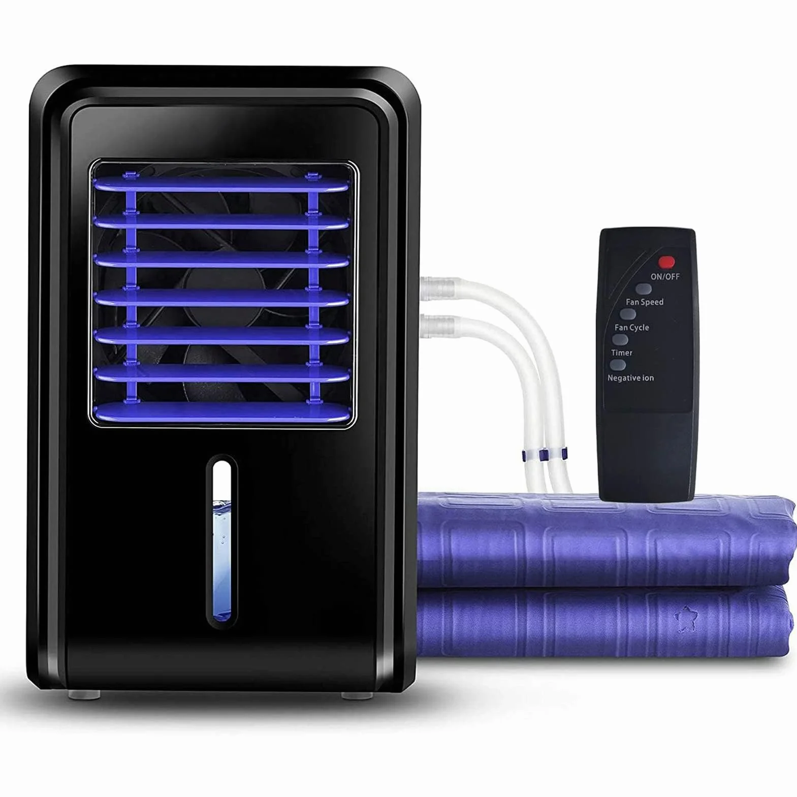 Colchón de Agua refrescante, colchón refrigerado por Agua con Control Remoto, Almohadilla de enfriamiento de Cama, cubrecolchón refrigerado de PVC, 63x27 Pulgadas