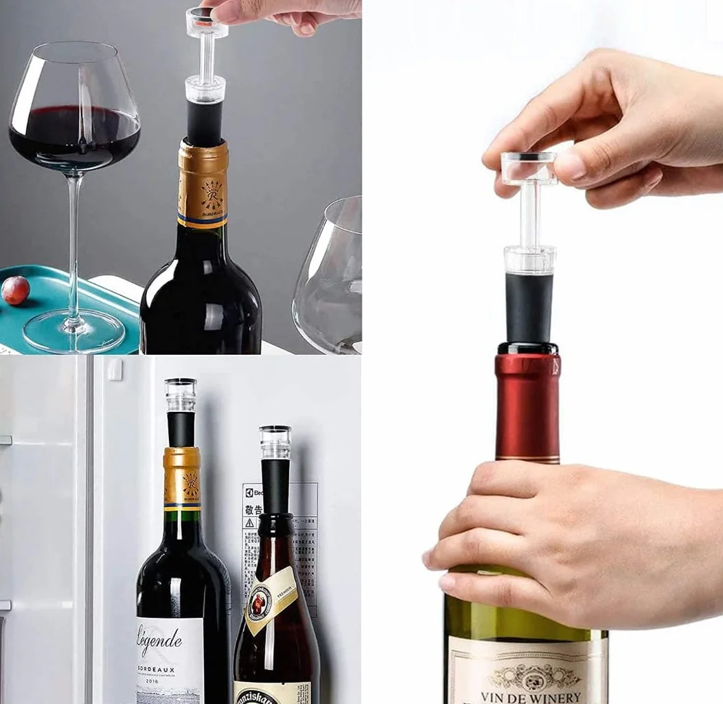 Sacacorchos, abridor de vino de conejo de Abridor de botellas,abridor manual multifuncional Juegos de accesorios para vino, caja de regalo exquisita.