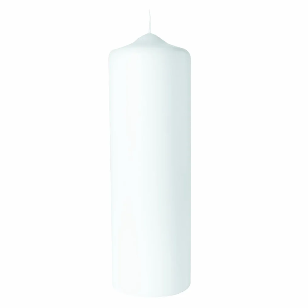 Rayher Cirio blanco personalizable 25 cm 8 cm ø vela bautizos comuniones