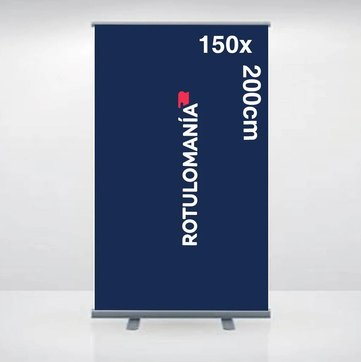 Genérico Expositor publicitario Rollup 150 cm Personalizado, impresión incluida, máxima Calidad de impresión