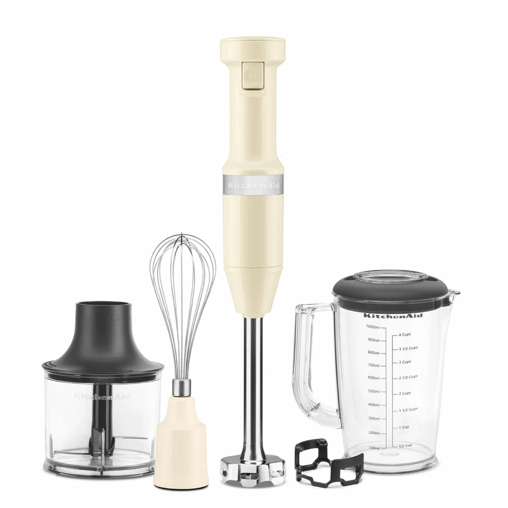KitchenAid 5KHBV83EAC Batidora de inmersión, color crema