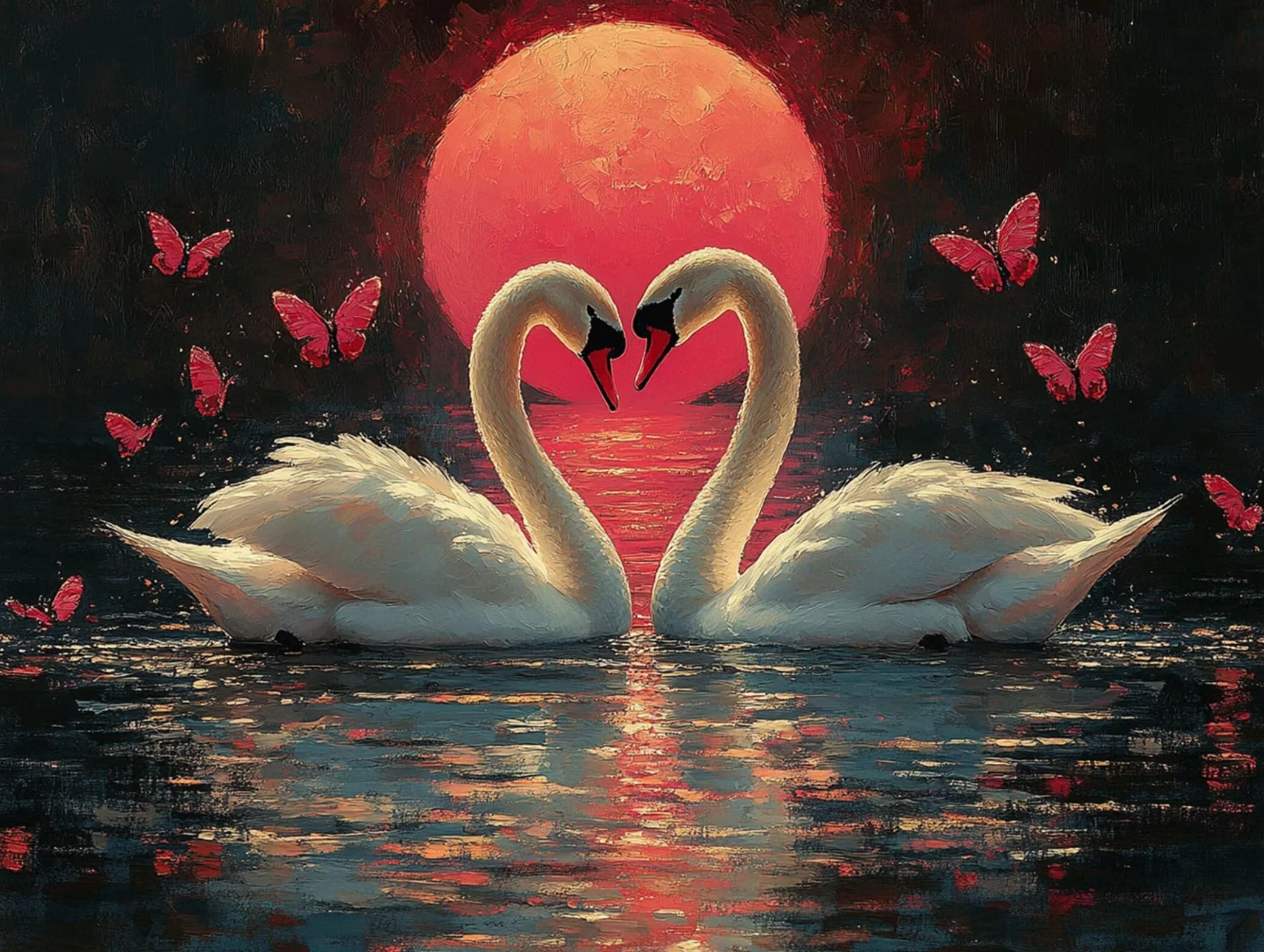 Pintar por Numeros cisne Pinturas Acrilicas Animal Pintura por Numeros Adultos DIY Lienzos para Pintar, Pintura Acrilica Manualidades, Decoración para Hogar, Regalos Cumpleaños 70x90cm Sin Marco q-856