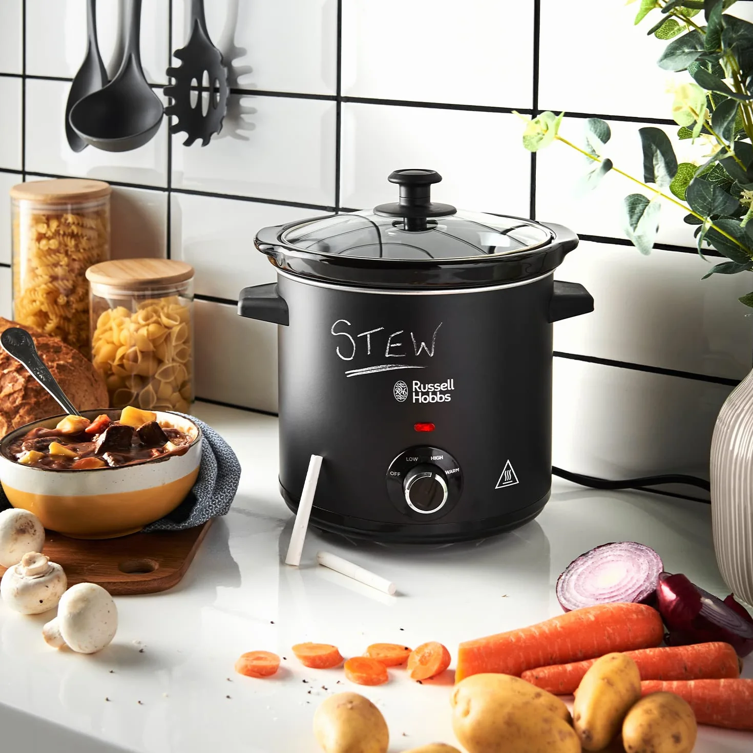 Russell Hobbs Olla de cocción lenta 24180 3,5 L Negro