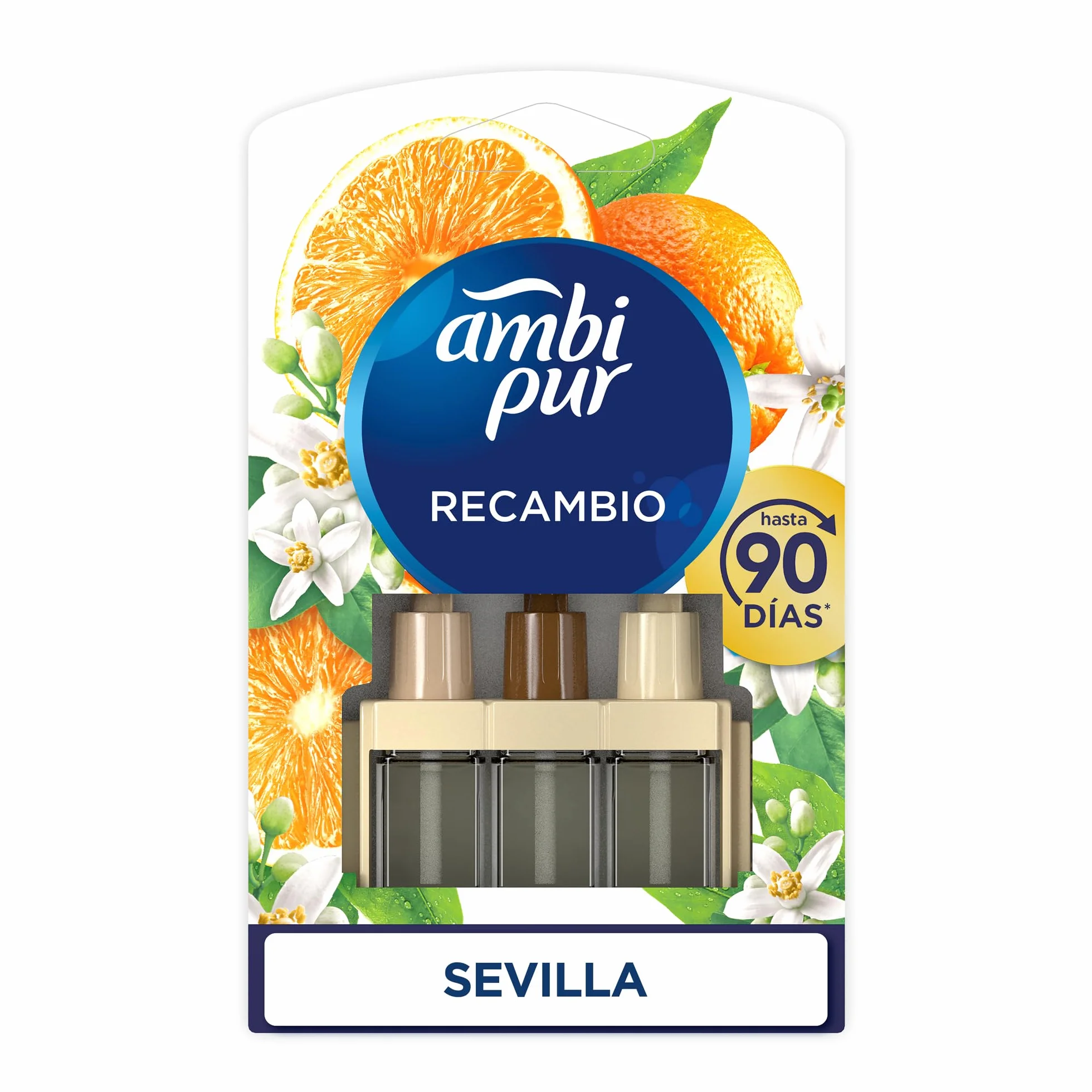 Ambipur 3Volution Recambio Ambientador Eléctrico Naranja y Neroli 20 ml 3 Aromas