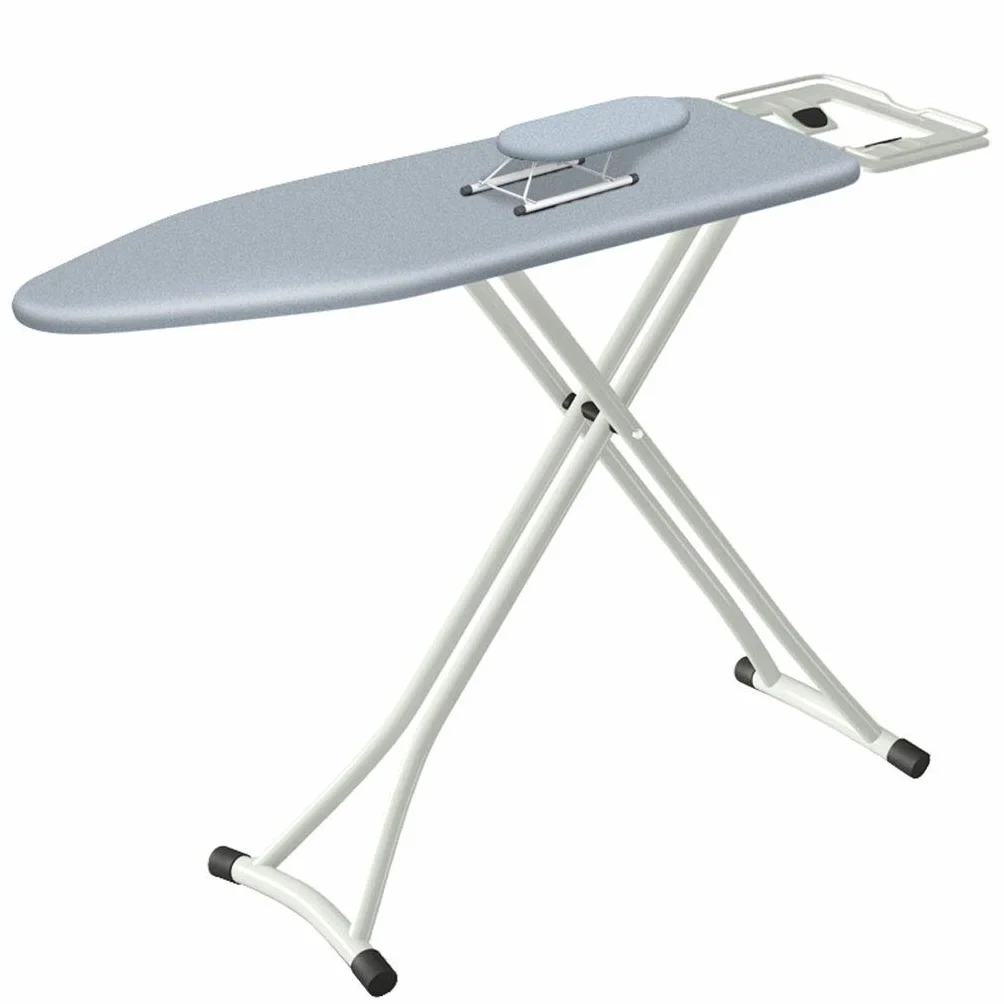 Tabla de Planchar de 75-85 cm de Altura, Tabla de Planchar Reforzada Alargada, Tipo X, Soporte de Metal, Mesa de impresión de Costura, Adecuada para centros de lavandería Tablas de Planchar
