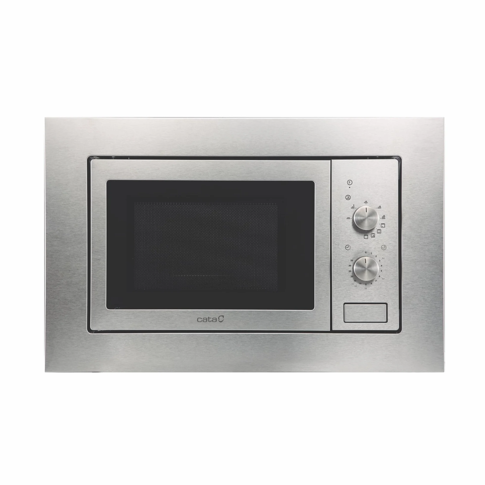 Cata | Microondas de Encastre | Modelo MMA 20 X | 60 cm de Ancho | Capacidad de 20 litros | 5 Niveles de potencia |Con Grill Simultáneo | Fácil Instalación | Medidas Interiores 195 x 280 x 300 mm