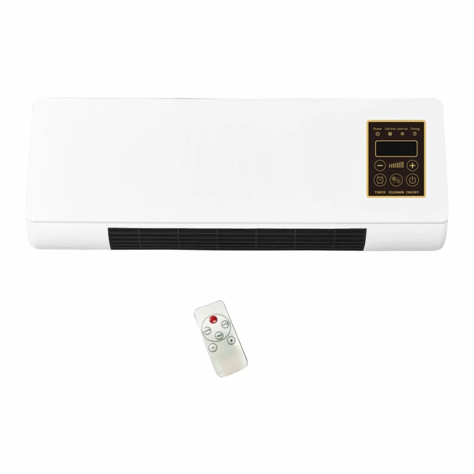 KESOTO Calefactor eléctrico Pared con Temporizador 6 Horas, 1200 W, para Interiores, hogar y Dormitorio.