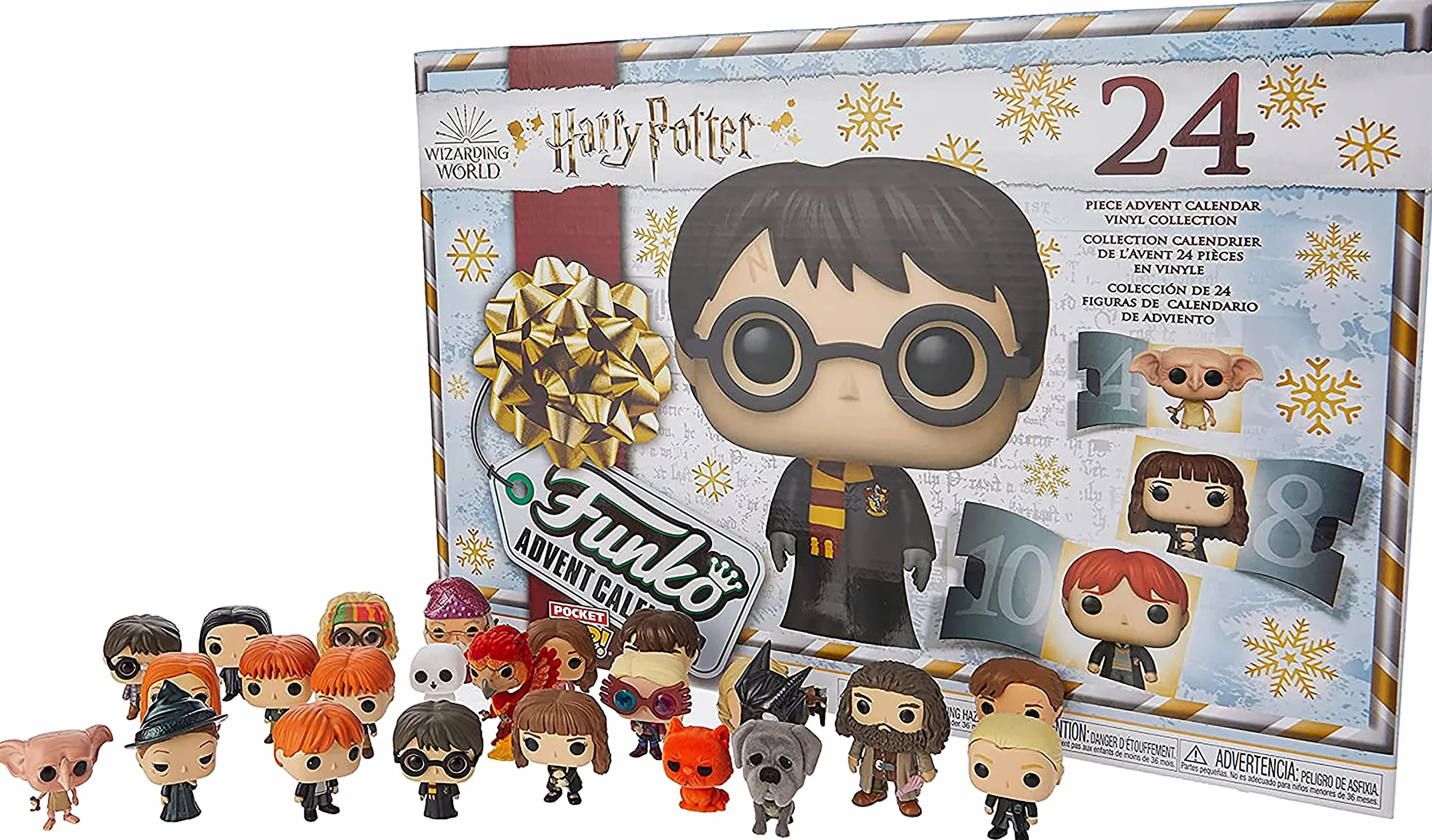 Funko Advent Calendar: Harry Potter - 24 Días de Sorpresas - Minifigura de Vinilo Coleccionables - Caja Misteriosa - Idea de Regalo - Holiday Xmas para Chicas y Chicos- Mercancia Oficial