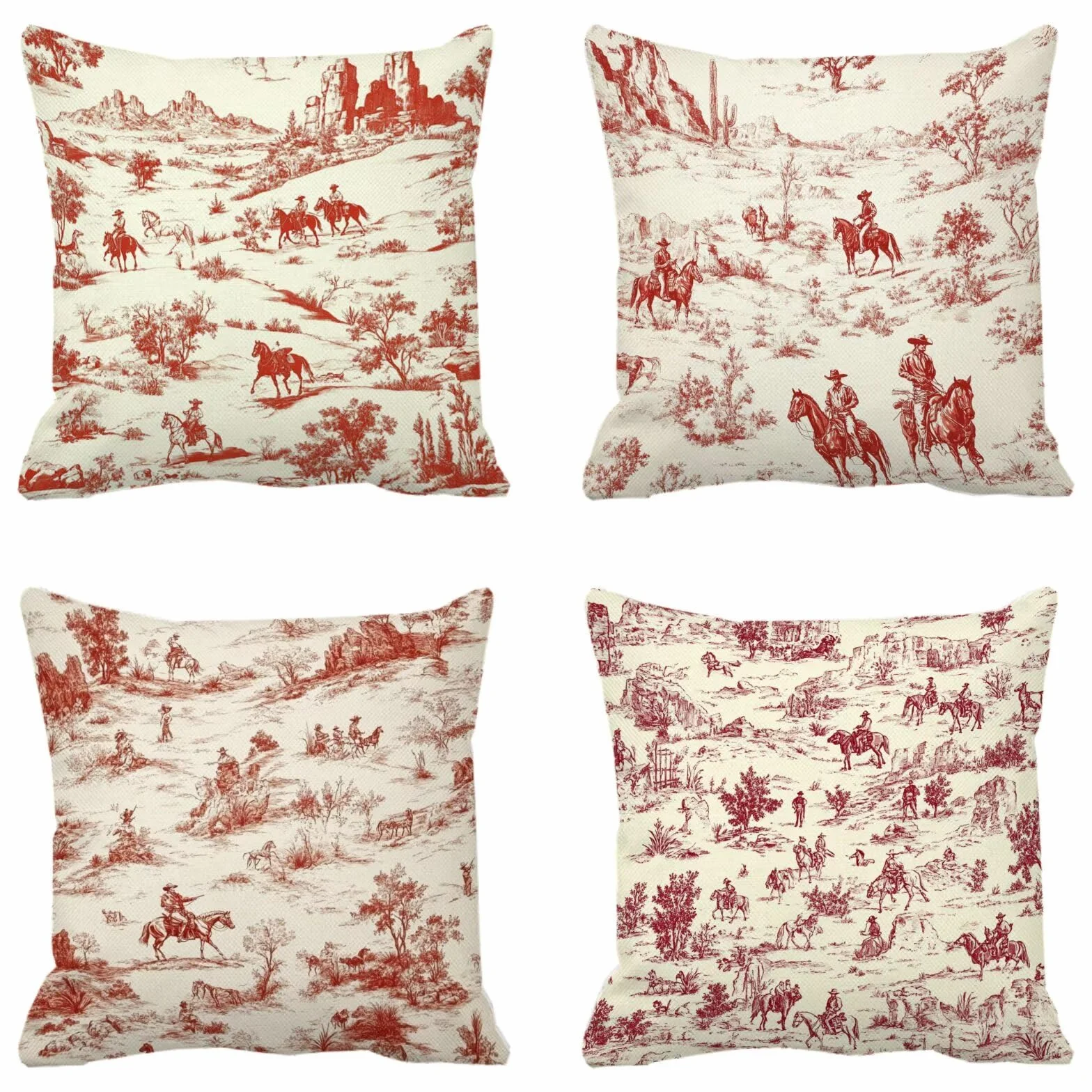 Cojines Sofa Fundas Cojines 50x50cm SúPer Suave Cojin Plano Vaquero Juego de 4, Fundas Almohada Impermeable Exterior, Interior Y Exterior Cojin Decorativos, Para JardíN SalóN Regalos NavideñOs P-439