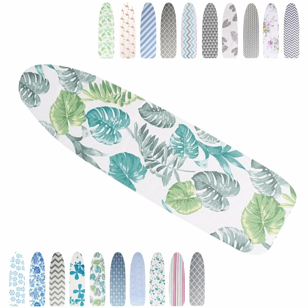 Cubre Tabla de Planchar, Funda y Almohadilla for Tabla de Planchar con Borde elástico de 120 x 42 cm (47 x 16,5 Pulgadas)(E)