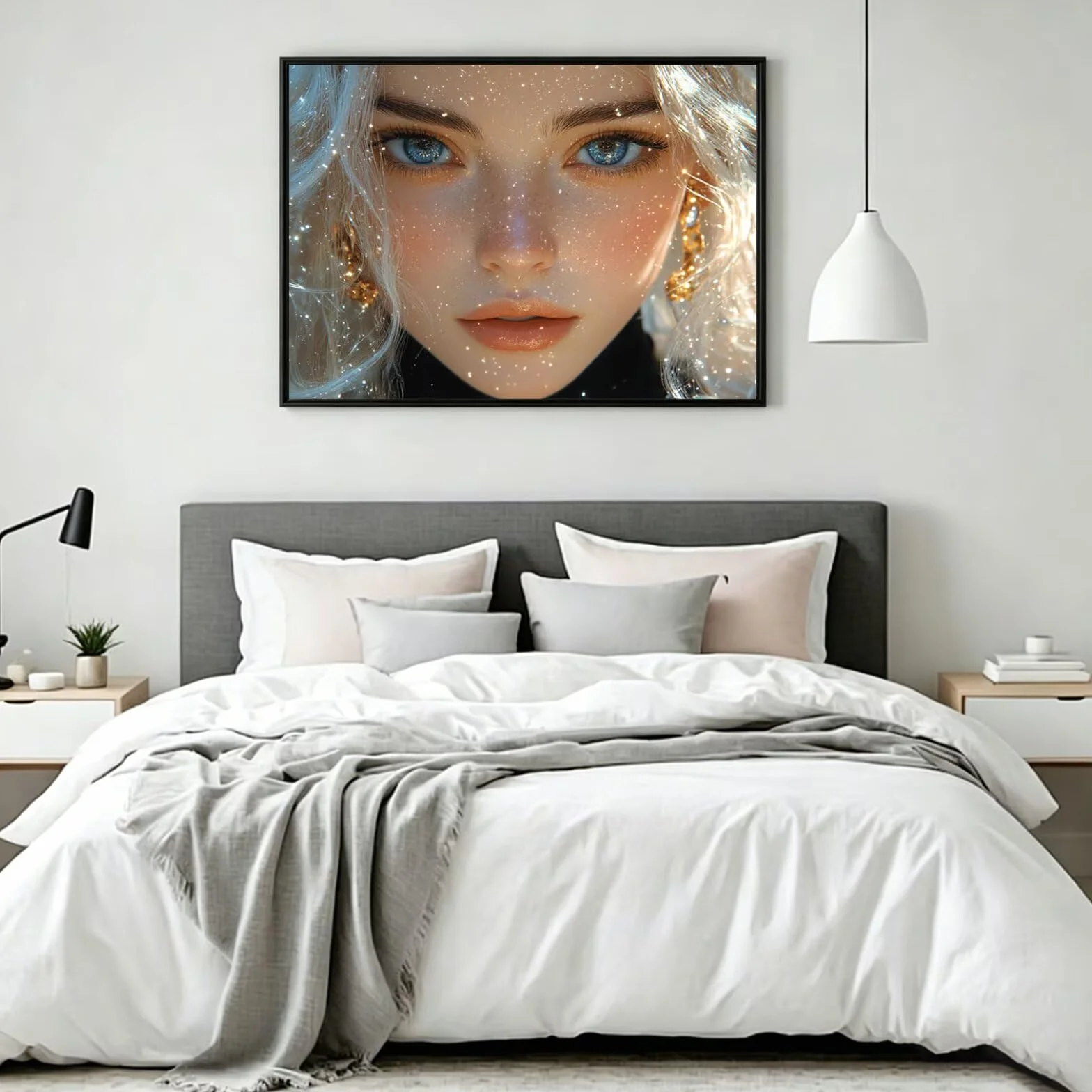 Pintar por Numeros mujer Pinturas Acrilicas anime Pintura por Numeros Adultos DIY Lienzos para Pintar, Pintura Acrilica Manualidades, Decoración para Hogar, Regalos Cumpleaños, 70x90cm Sin Marco q-666