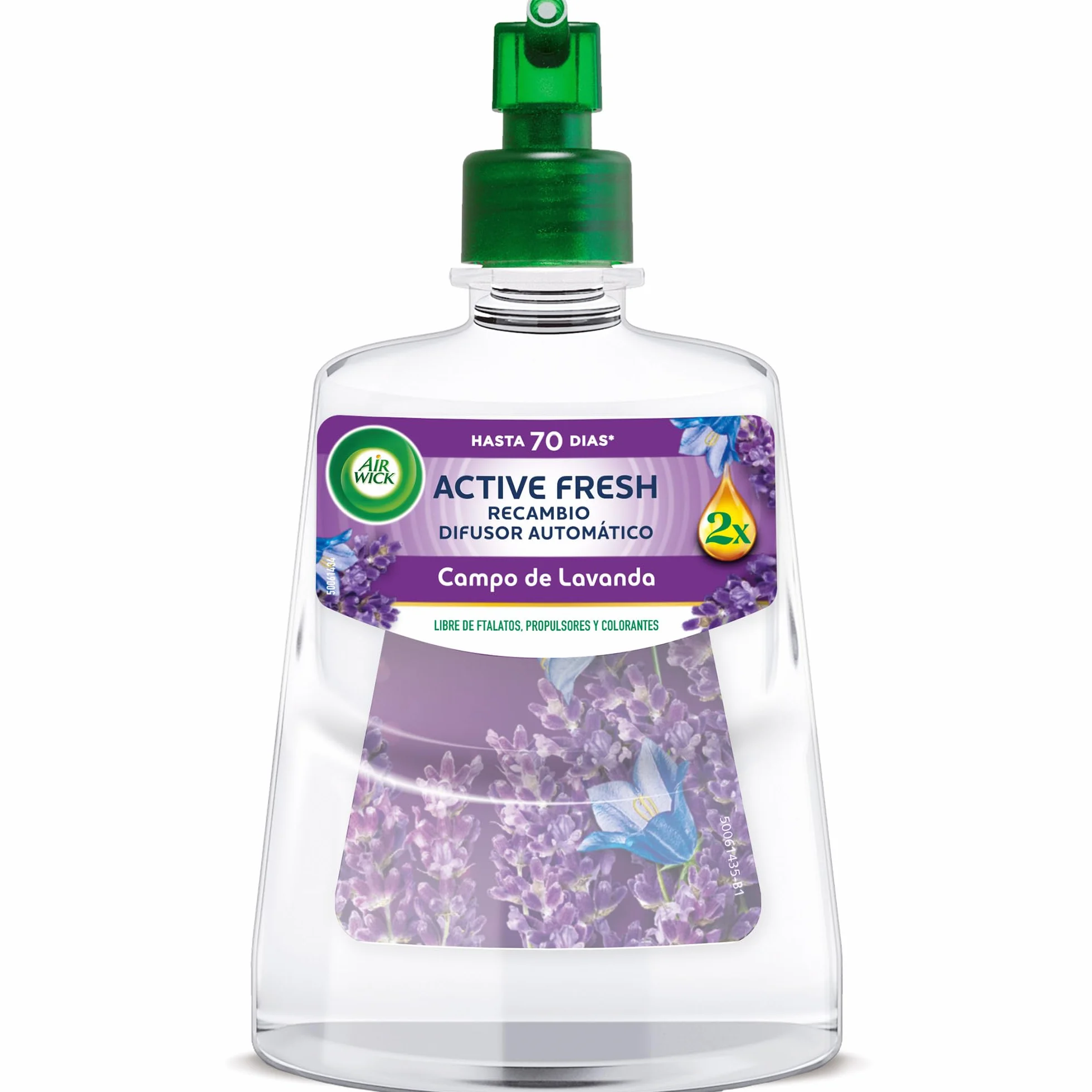 Air Wick Active Fresh Ambientador Automático Sin Aerosol Recambio Campo de Lavanda 228 ml