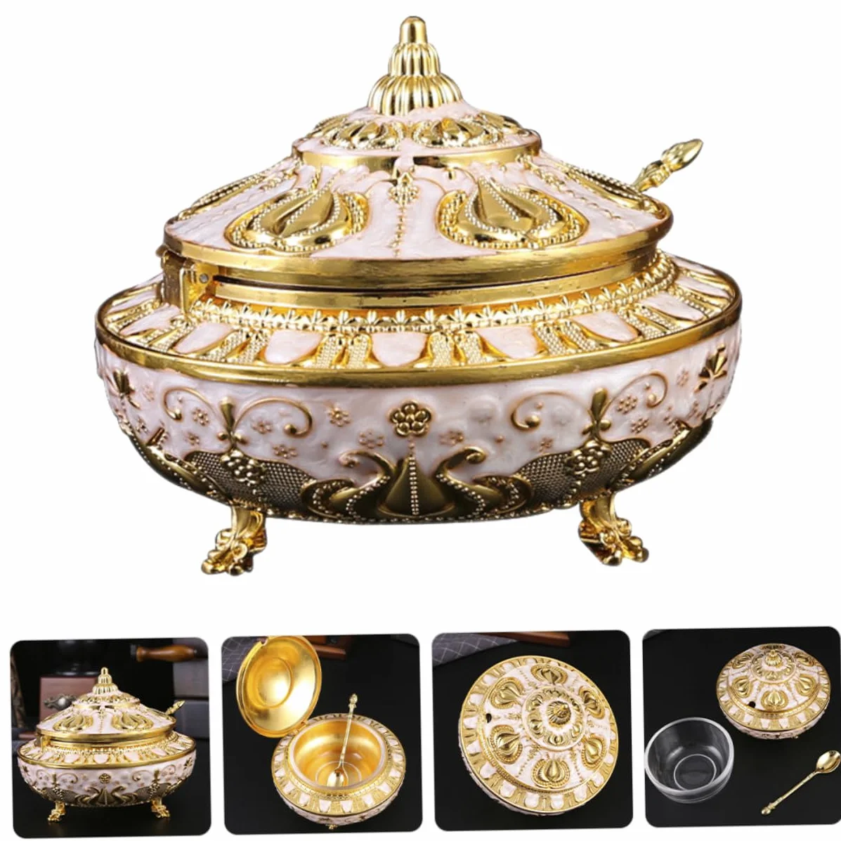 TOPBATHY Tarro De Especias Vintage Dispensador De Sal Bote Multifunción Para Condimentos
