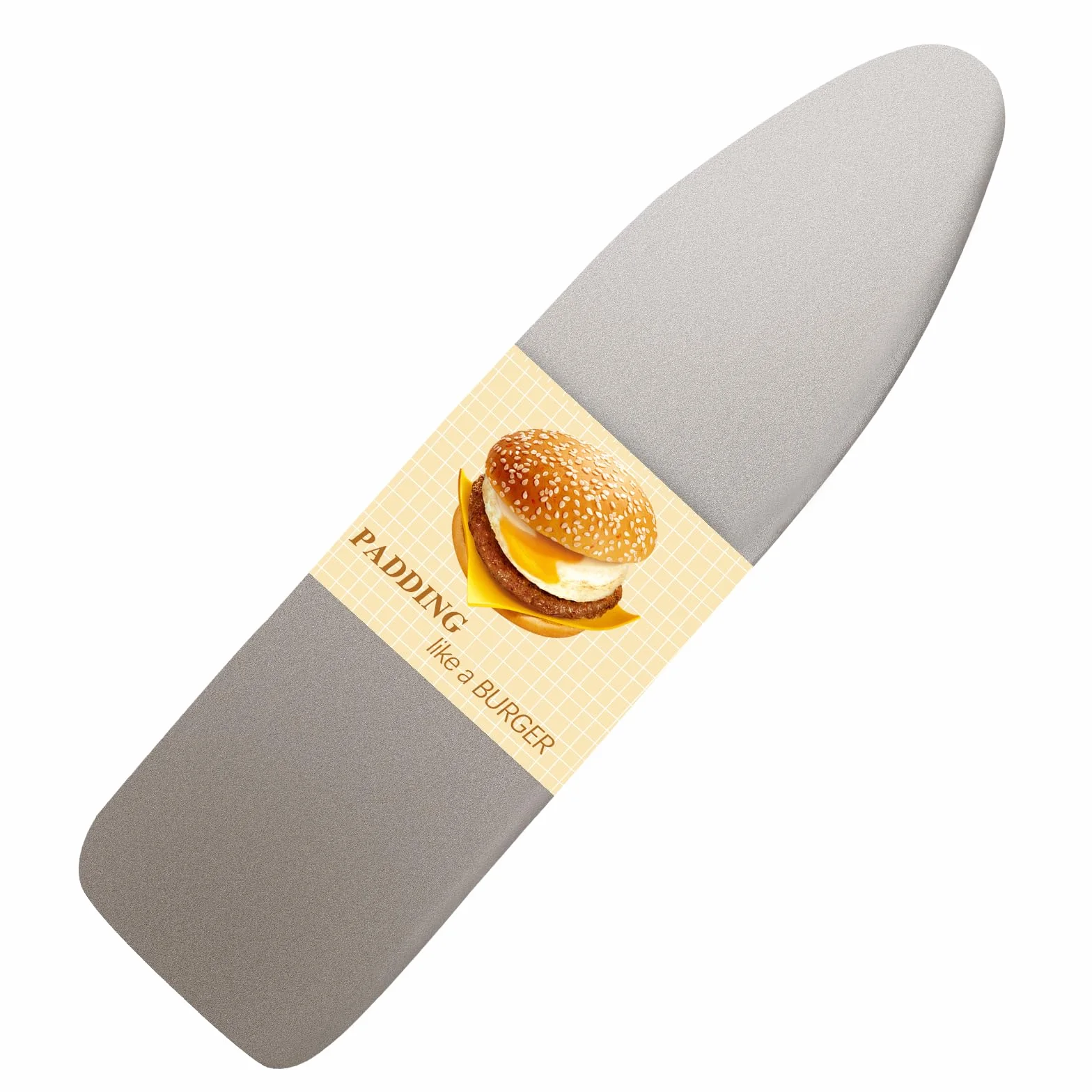 BNDX Funda De Silicona Para Tabla Planchar, Revestimiento, Acolchado Resistente a Las Quemaduras, Extra Grueso Y Resistente, 4 Capas, Borde Elástico 2 Pulgadas, Hebillas Clic