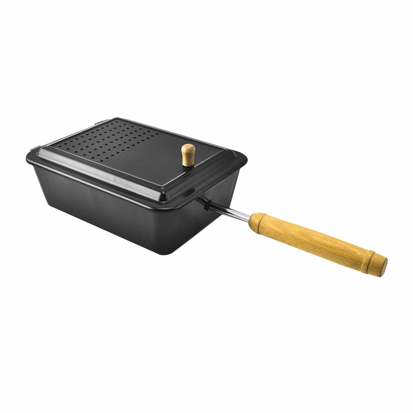 Baoblaze Campfire Palomitas de maíz, sartén para Palomitas de maíz, Olla con Mango Largo, Antiadherente, portátil, para Hacer Palomitas de maíz, Herramienta de