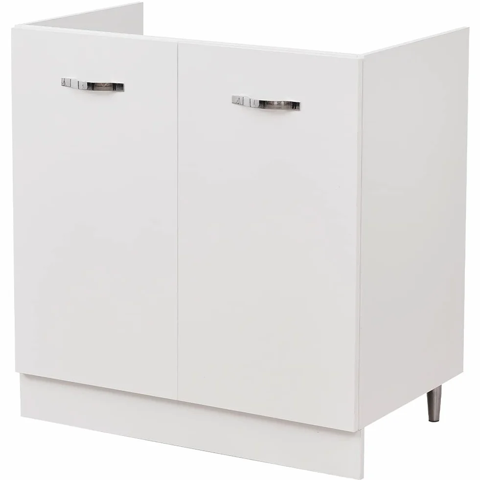Shally Dogan Mueble de Cocina con 2 Puertas modulares, 80 x 50 x 85 cm, Color Blanco